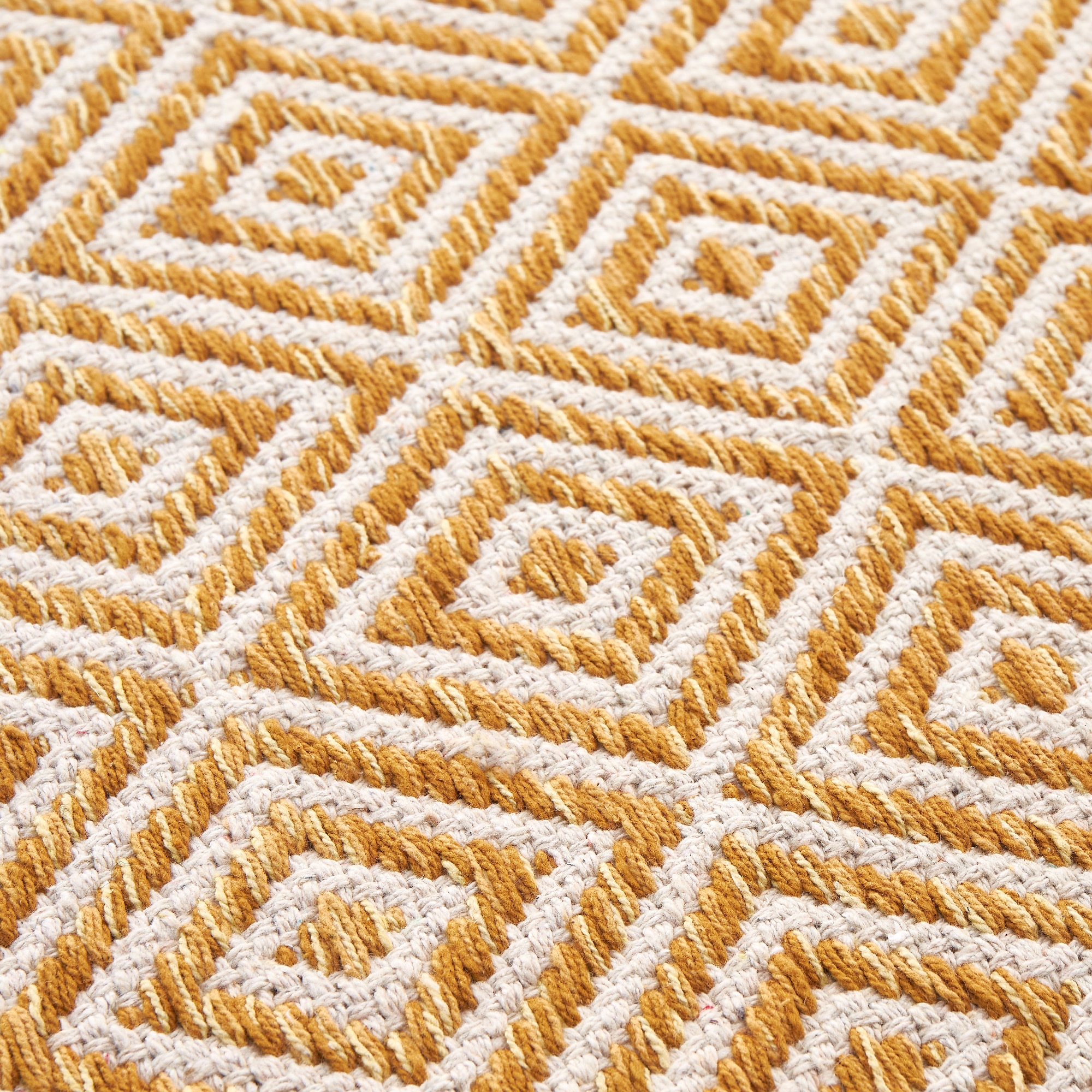 Alfombra Dhurri Eyasi El Corte Inglés - Amarillo 200 x 300 cm Amarillo-3