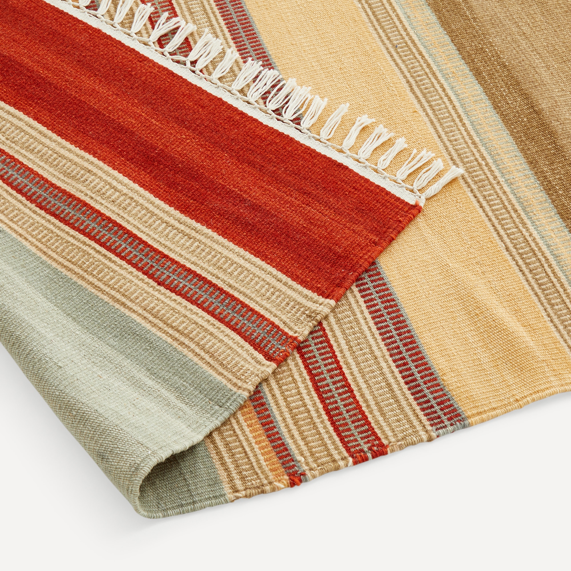 Tapete Dhurri Benares Vermelho-4