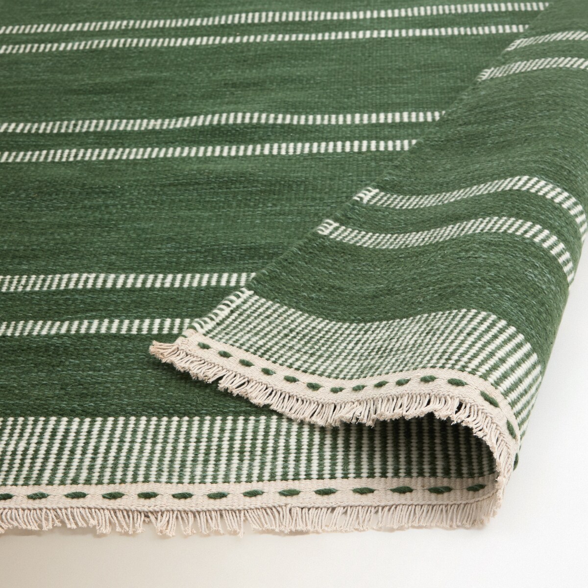 Tapete de Corredor Dhurri Line Verde-4