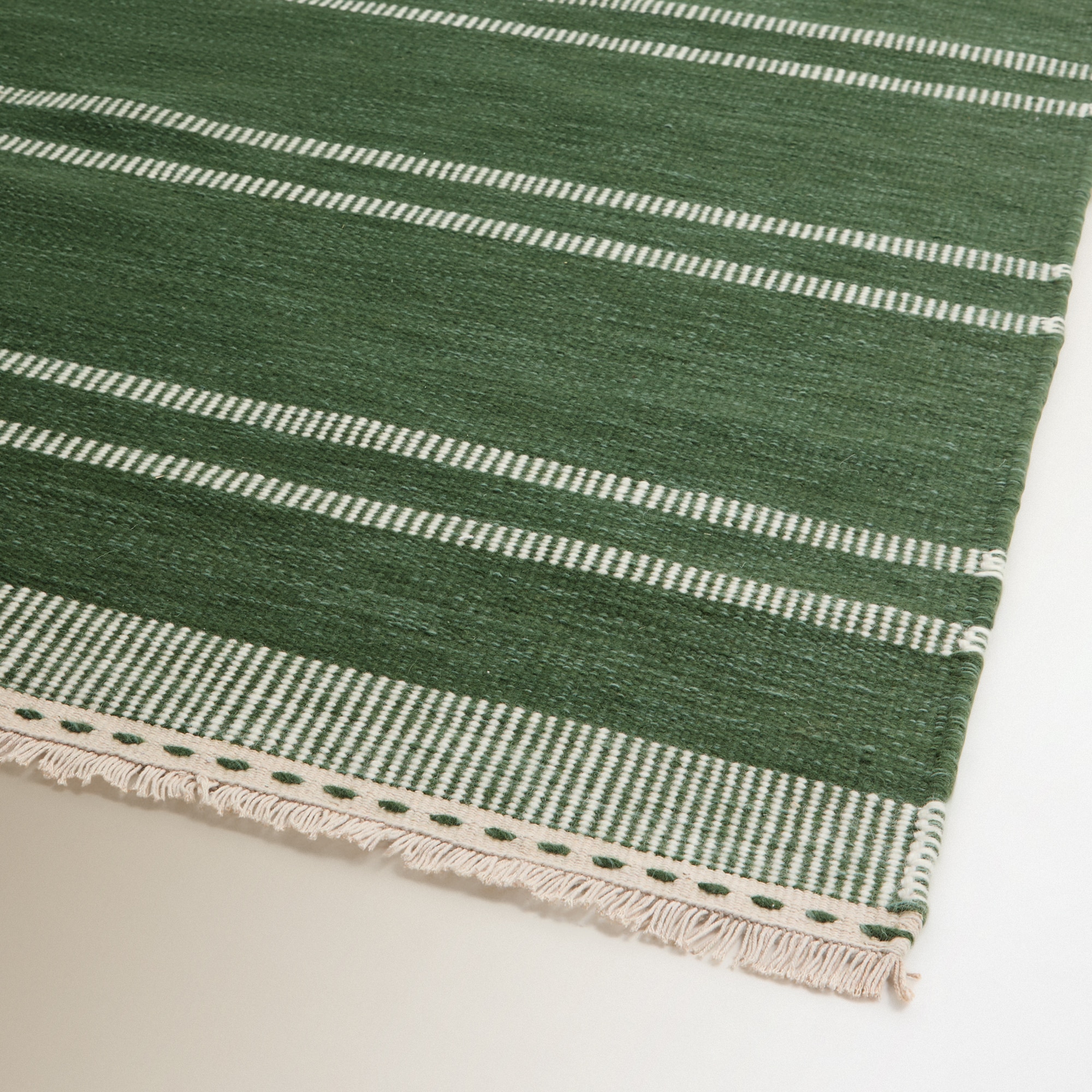 Alfombra Dhurri Line - Verde 60 x 120 cm Verde-3