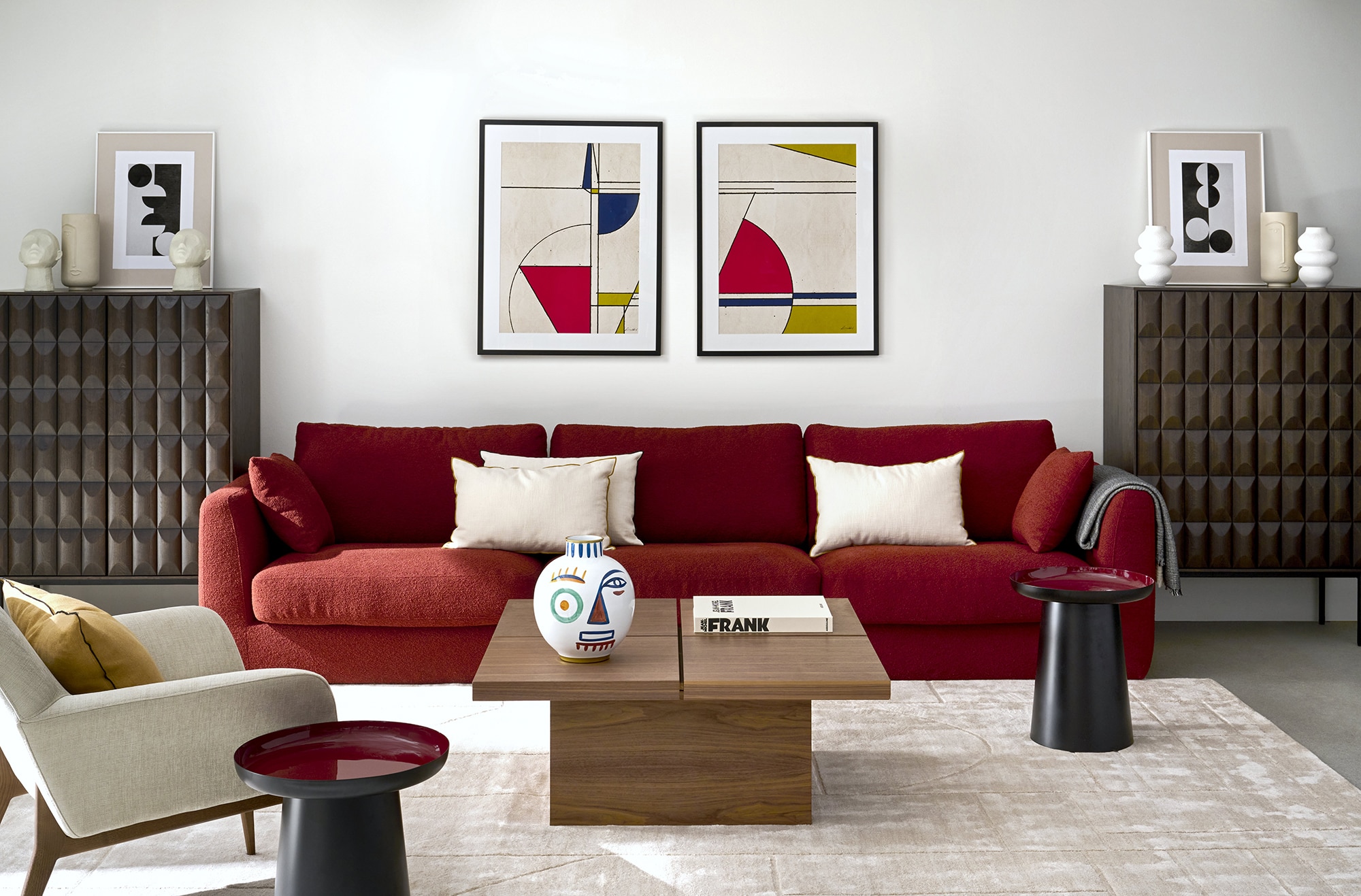 Tapete Feito à Mão Gaon Room Bege-6