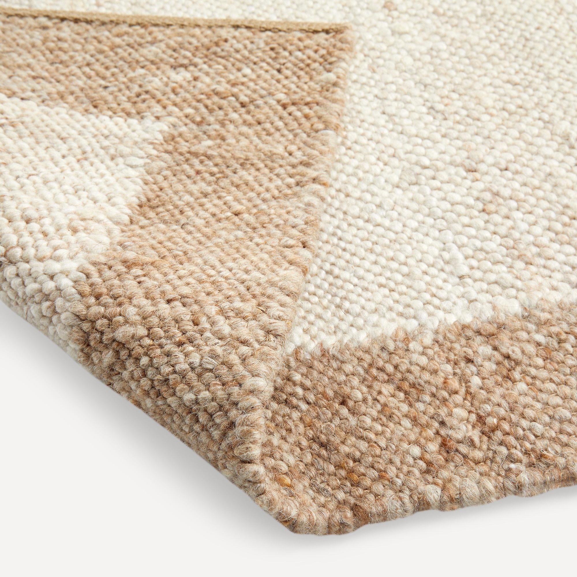 Alfombra hecha a mano Ariel El Corte Inglés - Beige 60 x 120 cm Beige-4