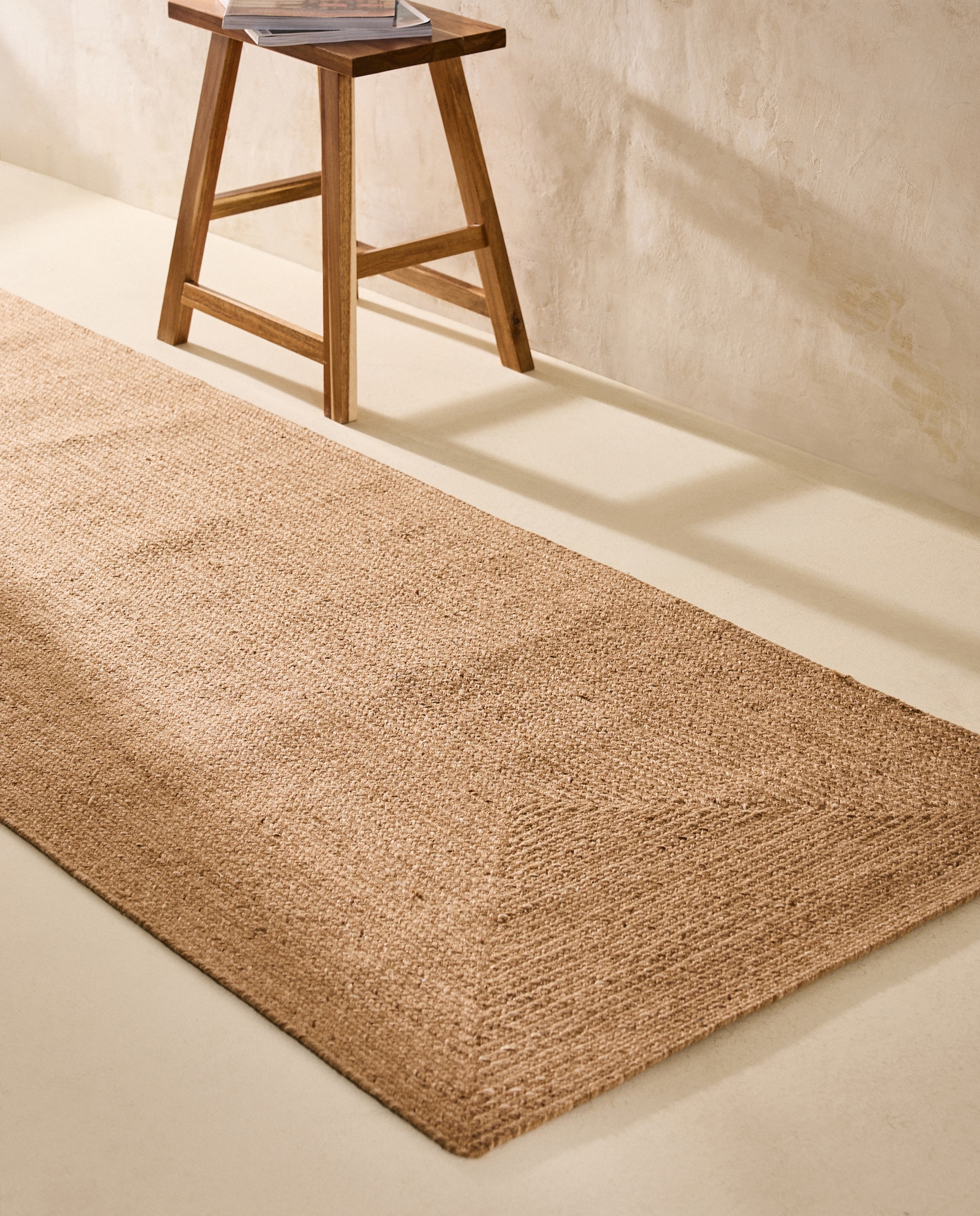 Alfombra de pasillo PET Berry El Corte Inglés - Crudo 80 x 300 cm Crudo-1