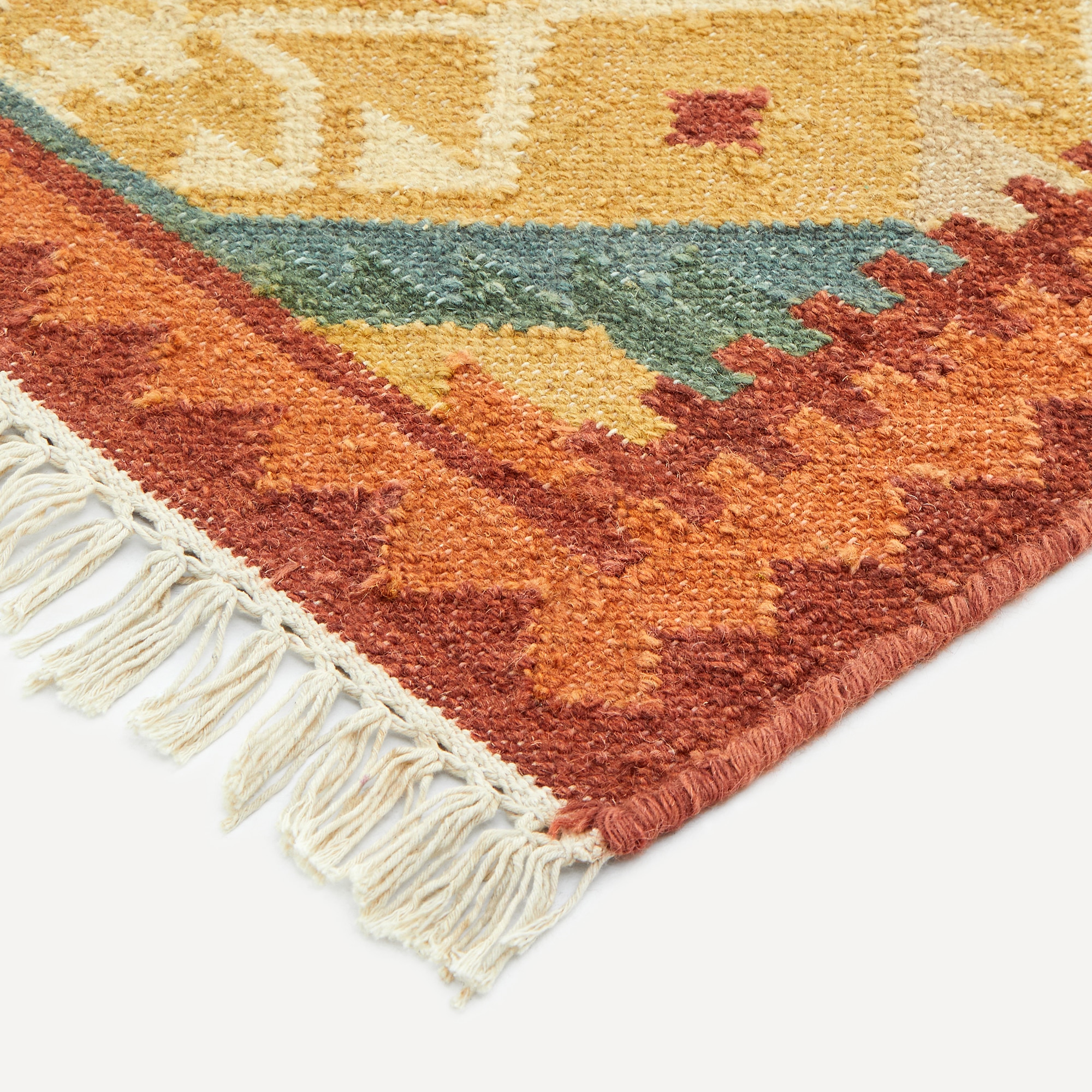 Tapete Kilim de lã Abakán Multicolor-2