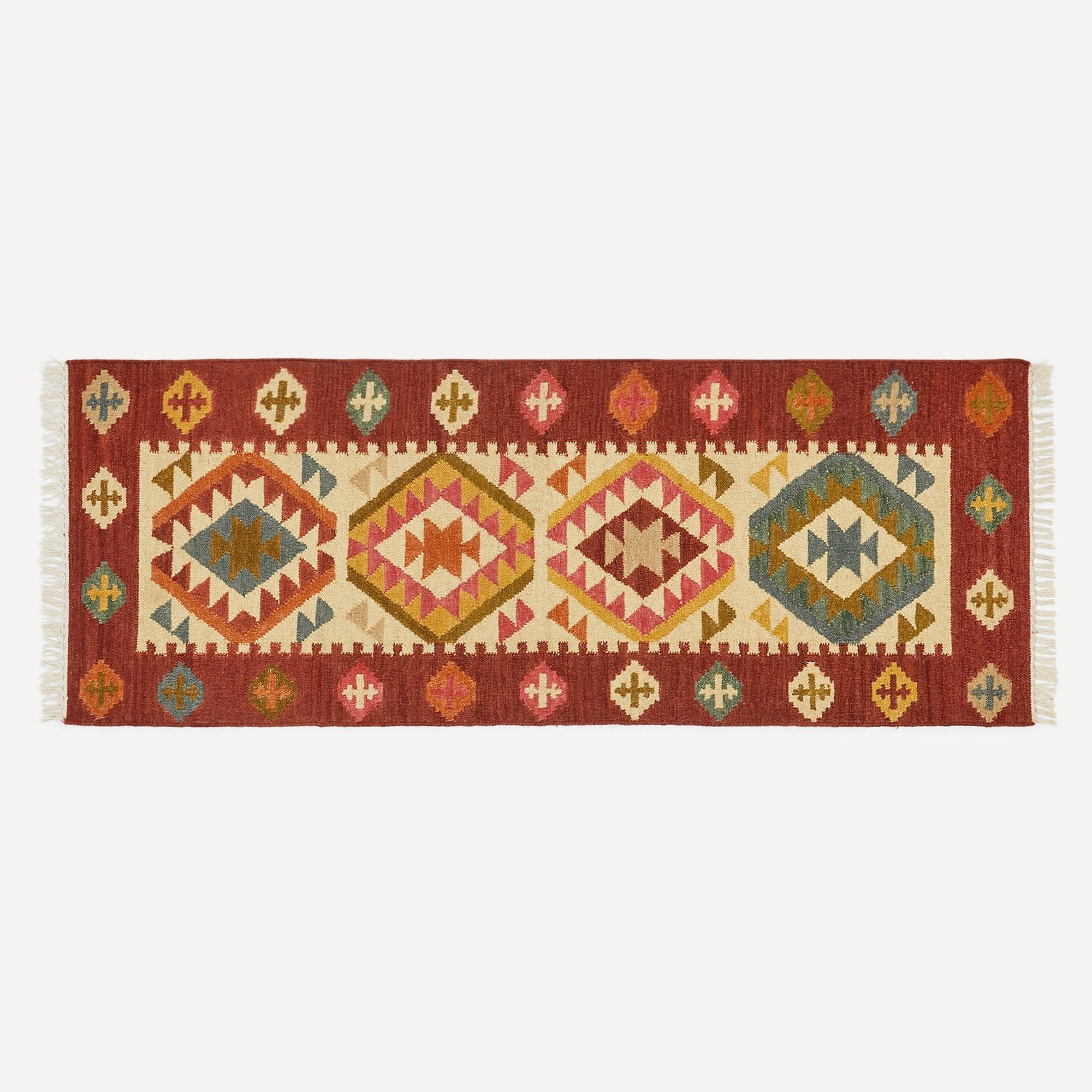 Tapete Kilim de lã Baikal Multicolor-1