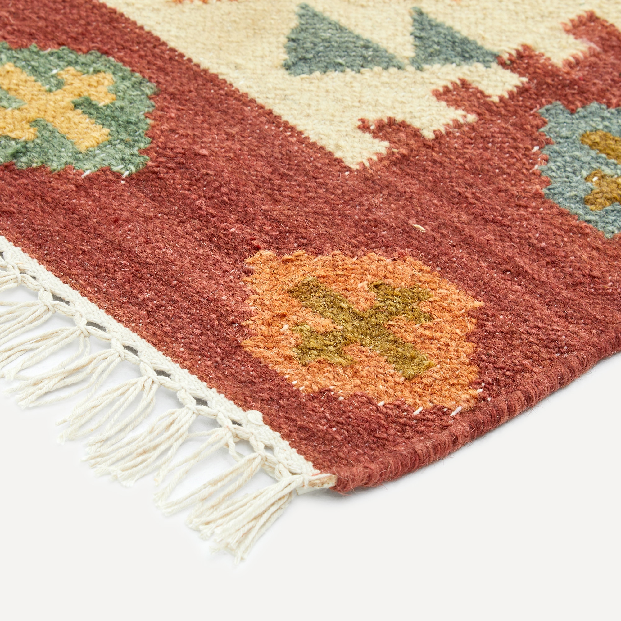Tapete Kilim de lã Baikal Multicolor-2
