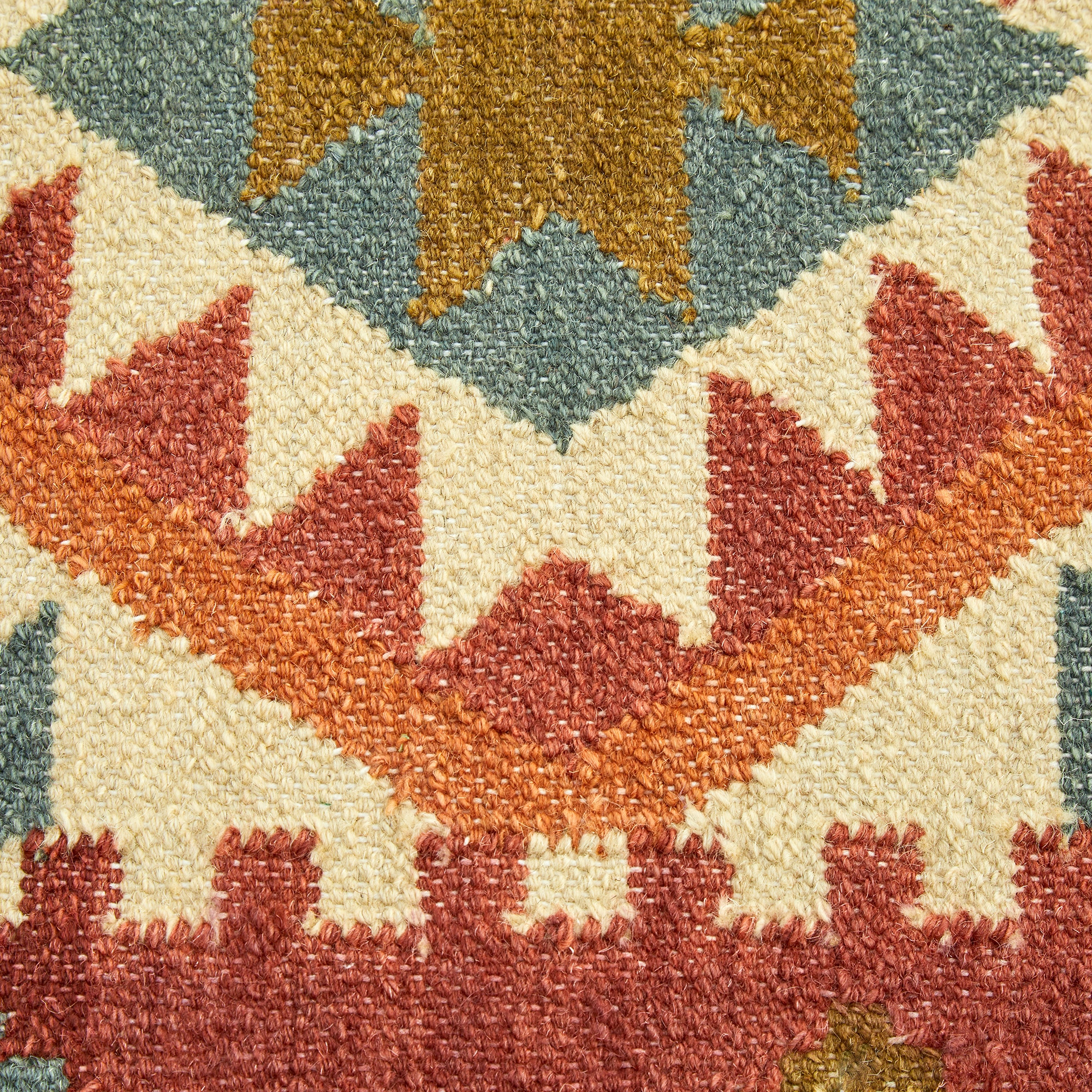 Tapete Kilim de lã Baikal Multicolor-3