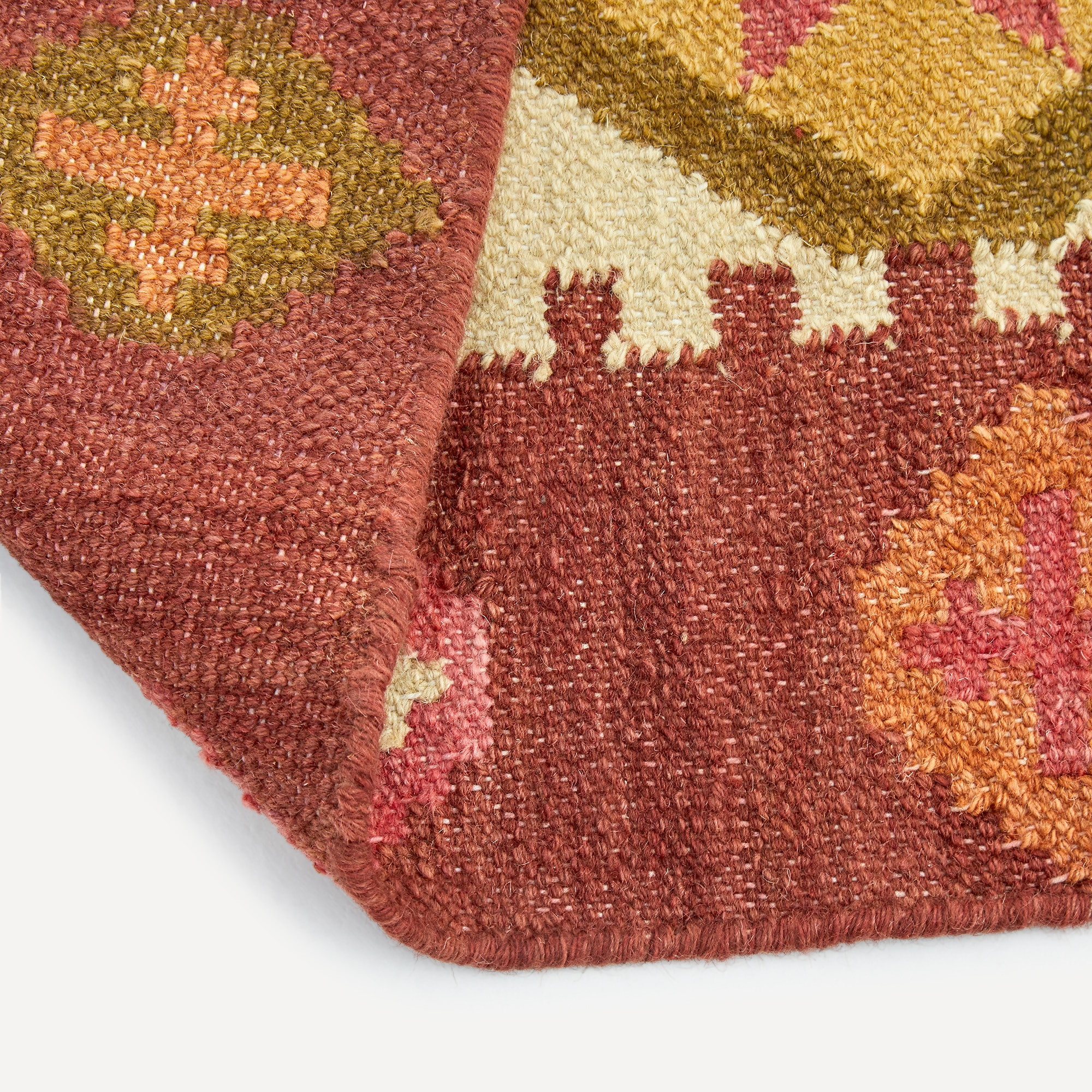 Tapete Kilim de lã Baikal Multicolor-4