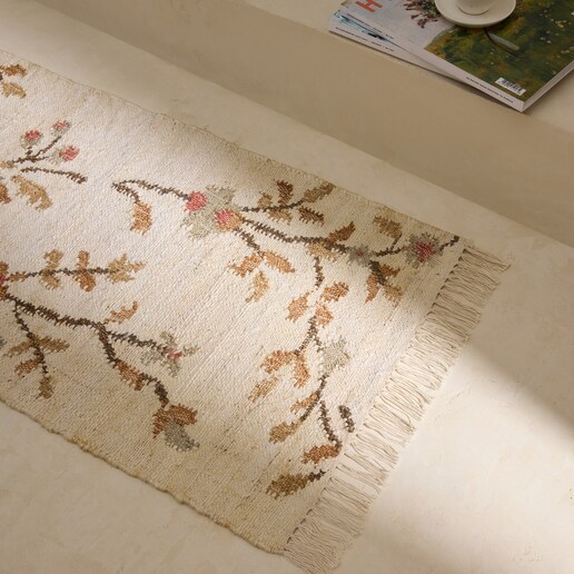 Alfombra Kilim de yute Jazmine