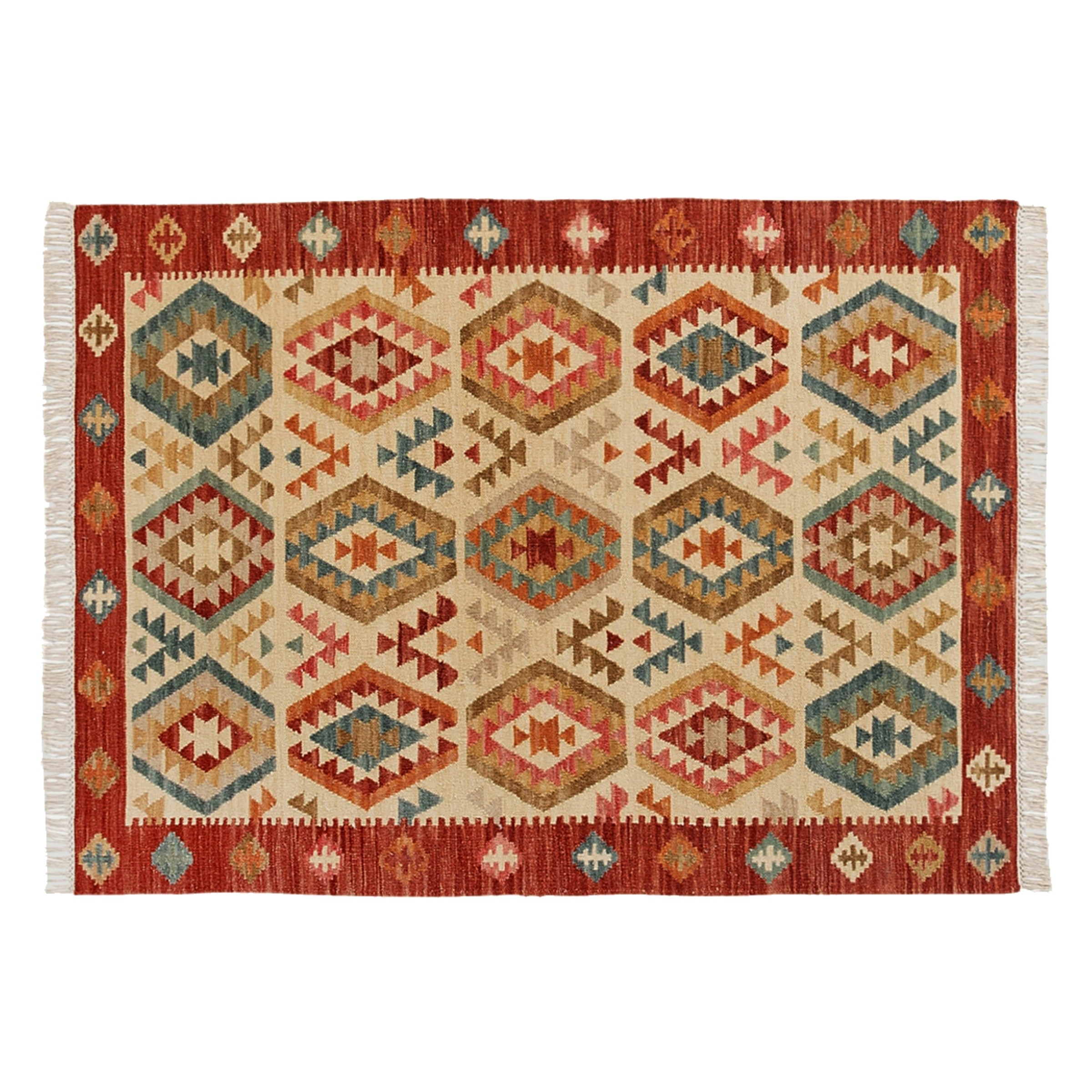Imagem 0 de Tapete Kilim de lã Baikal