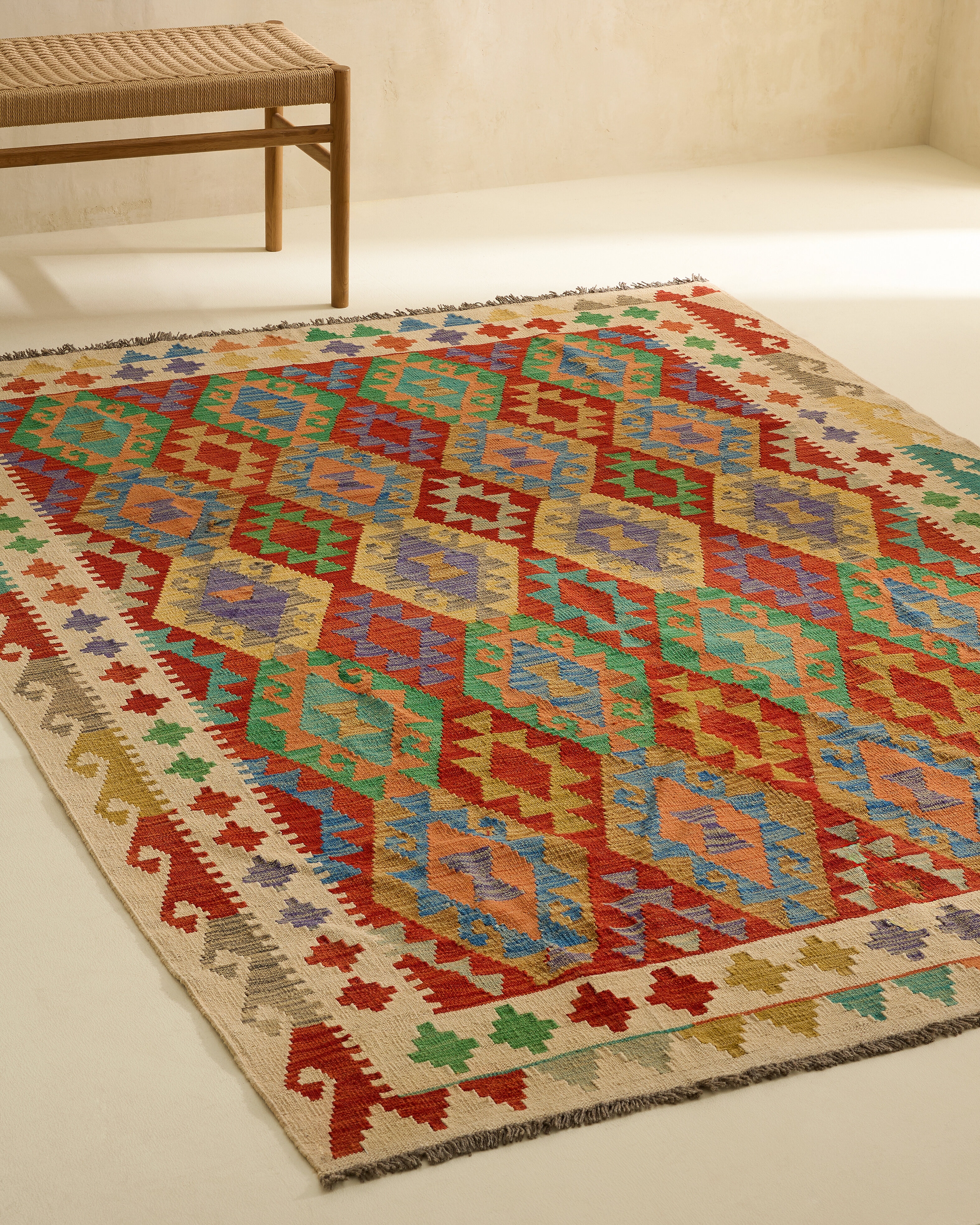 Imagem 0 de Tapete Kilim Esmirna
