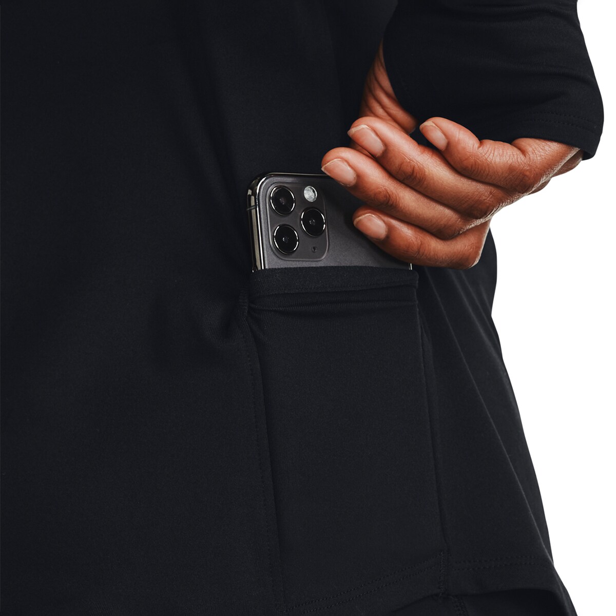 T-shirt de Mulher Qualifier Run 1/2 Preto-3