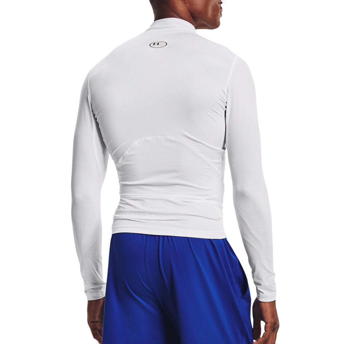 Sweatshirt de Training de Homem UA HG Armour Comp Mock LS Branco-2