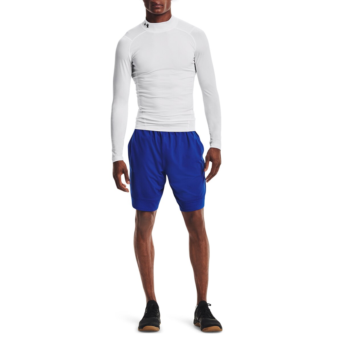 Sweatshirt de Training de Homem UA HG Armour Comp Mock LS Branco-4