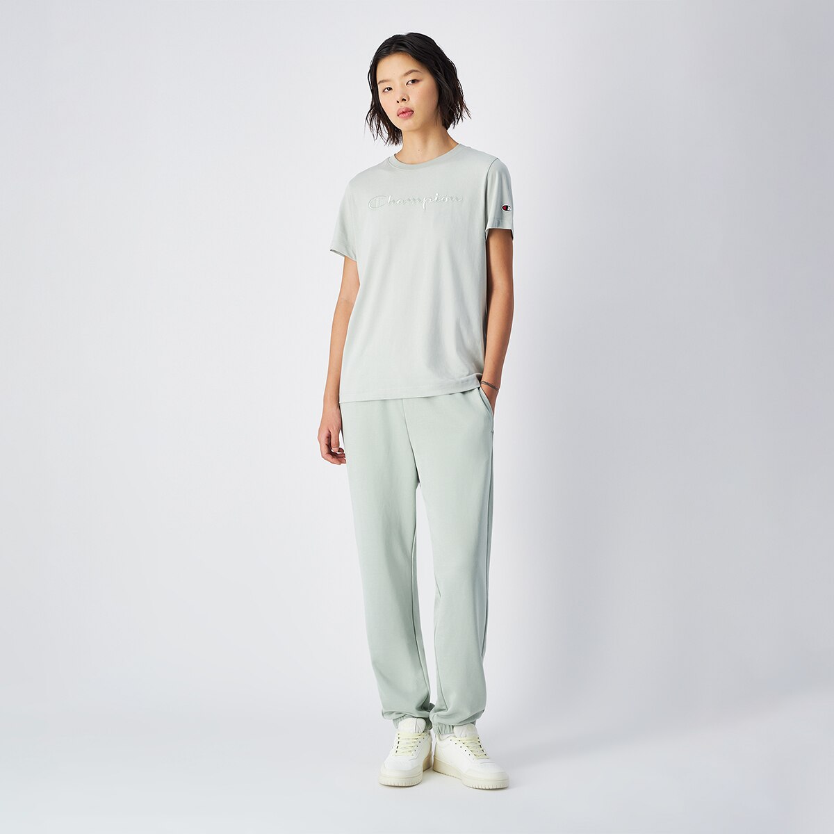 T-shirt de Mulher Verde-claro-2