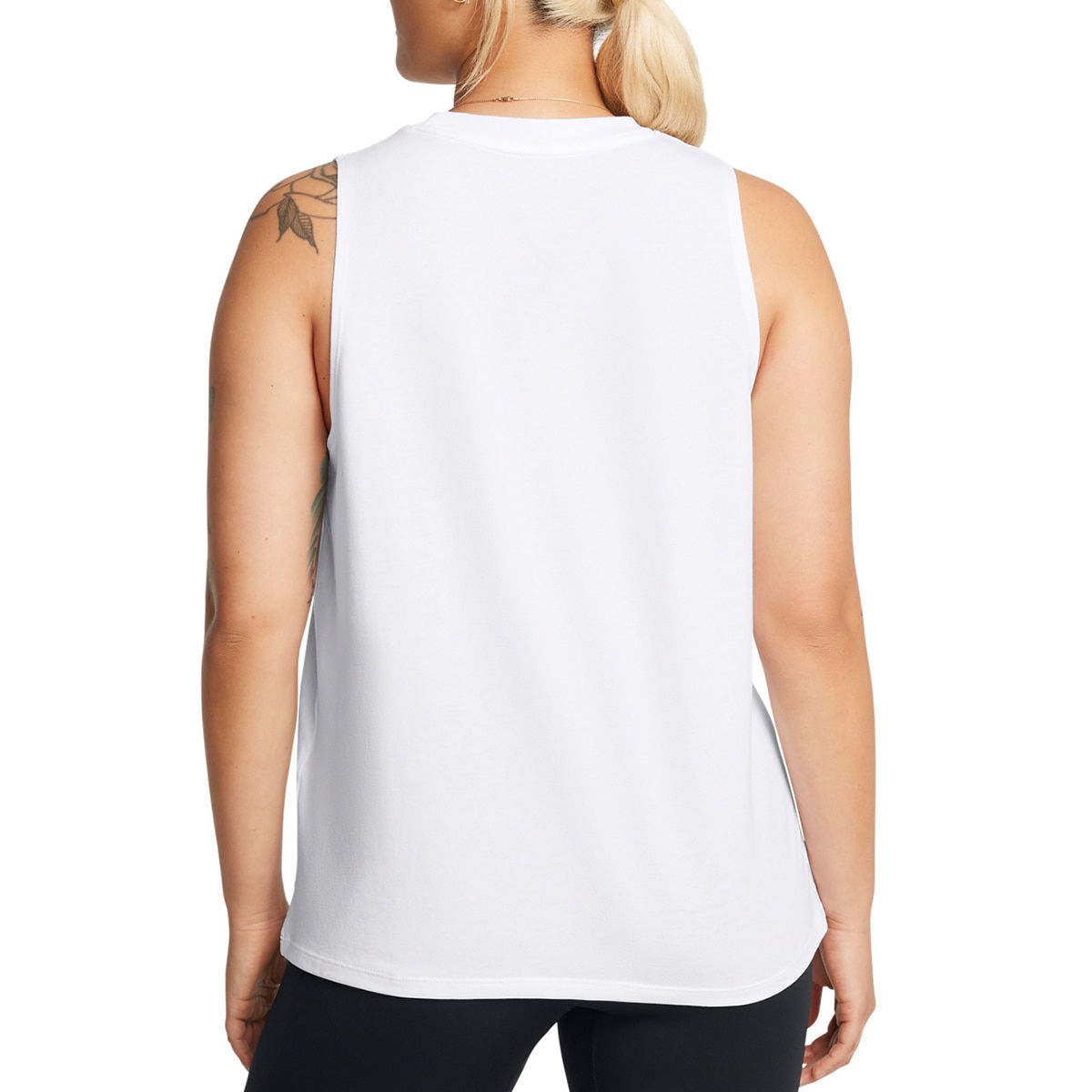 T-shirt de Mulher UA Rival Muscle Tank Branco-2