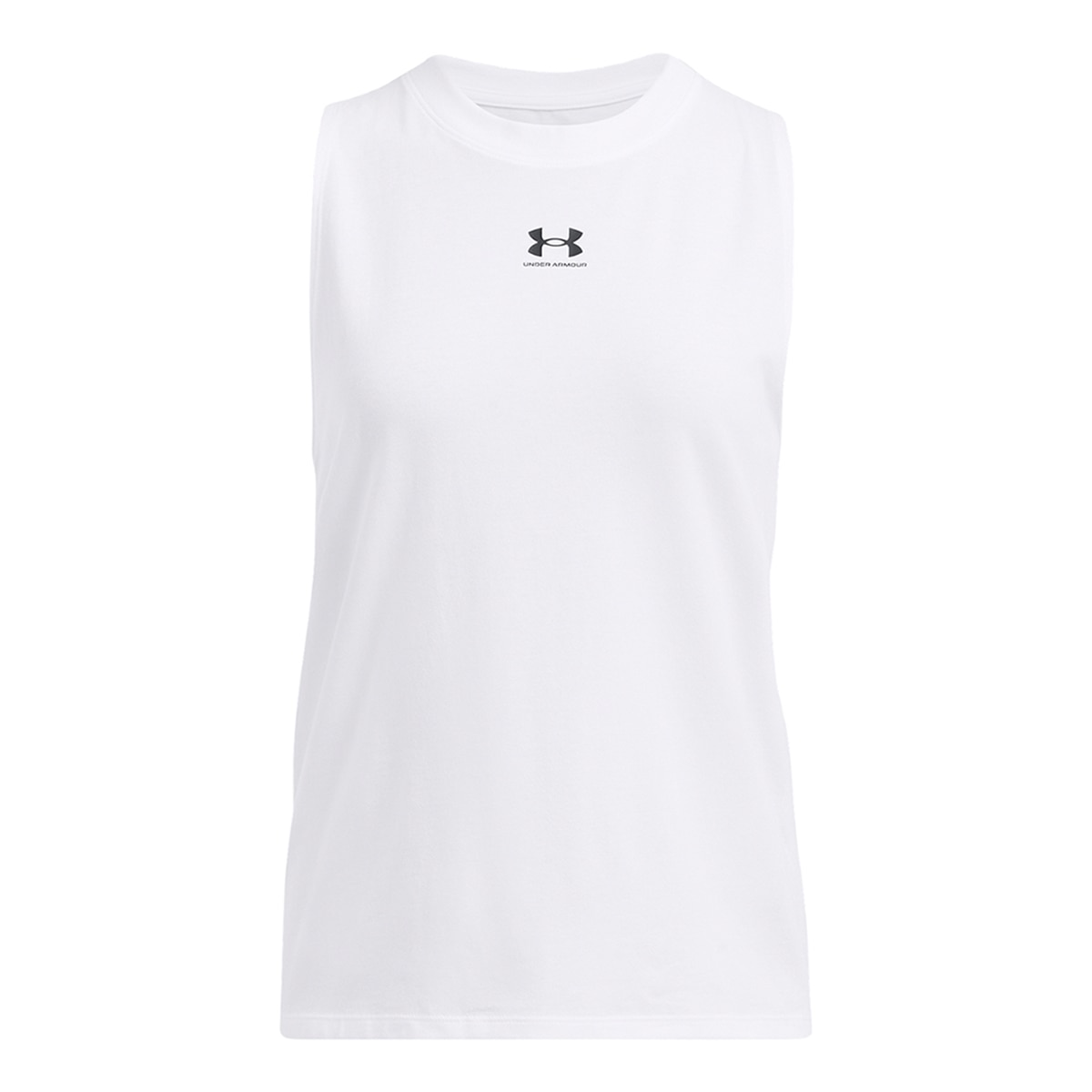 T-shirt de Mulher UA Rival Muscle Tank Branco-3