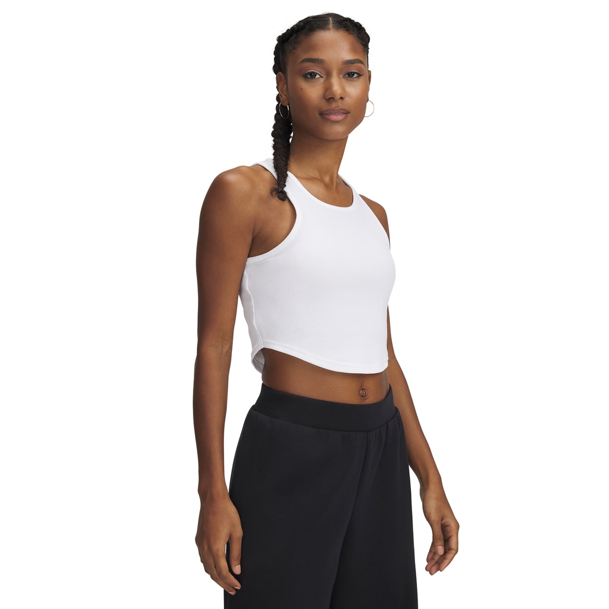 Imagem 0 de T-shirt de Mulher UA Rival Rib Tank