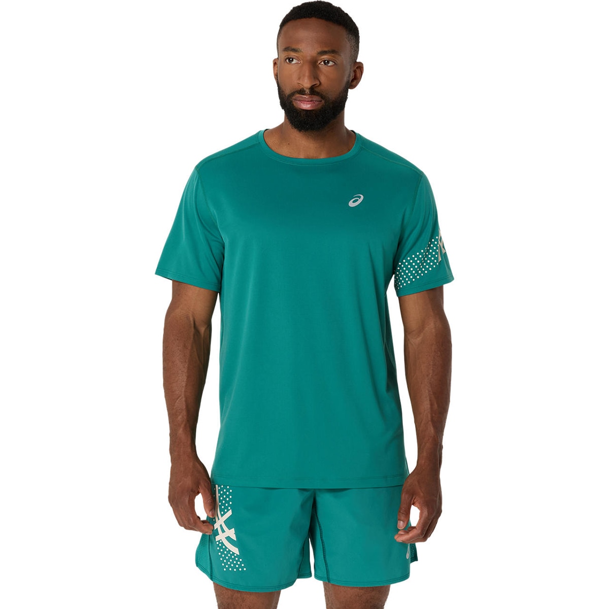 T-shirt de Running de Homem Icon Ss Top Azul-1