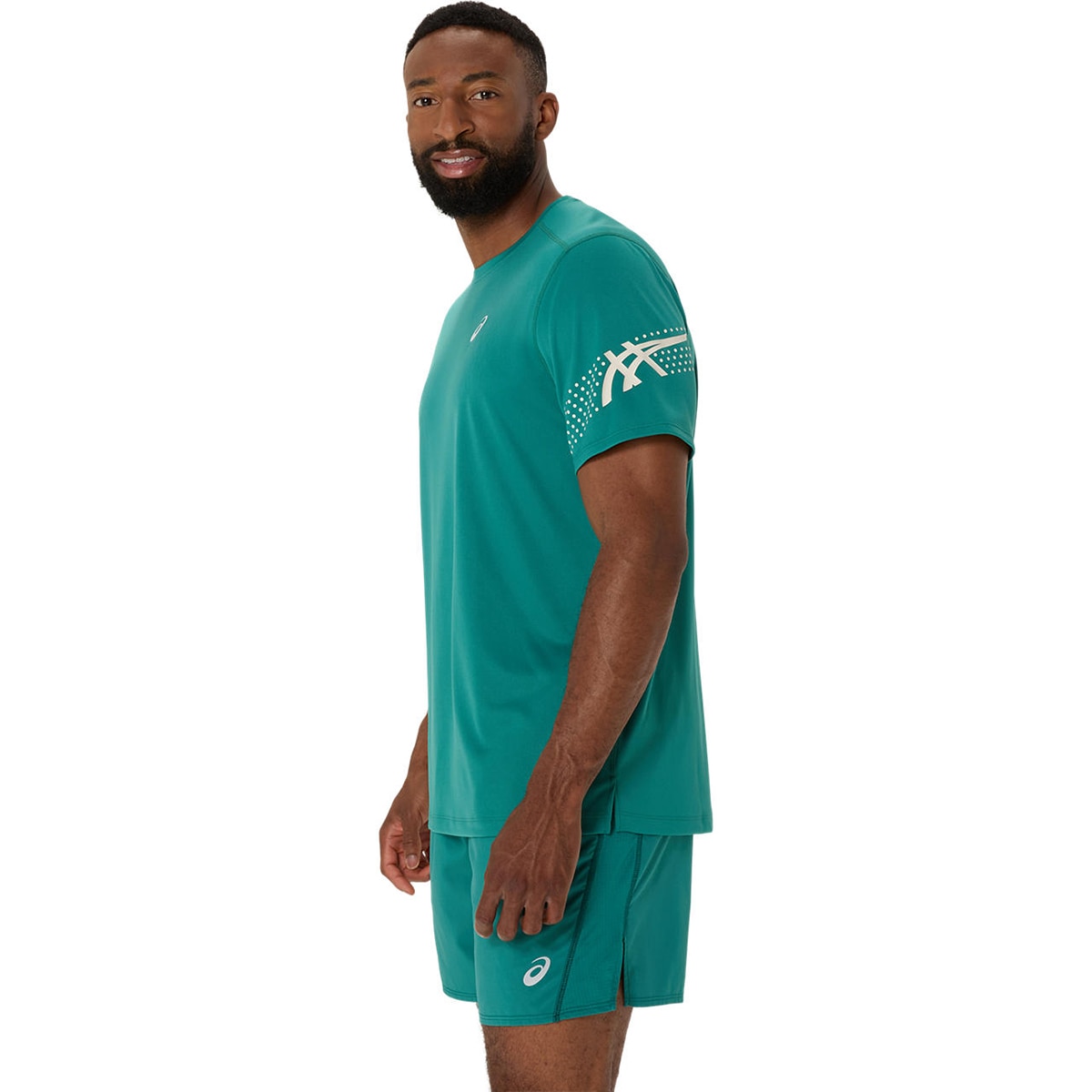 T-shirt de Running de Homem Icon Ss Top Azul-3
