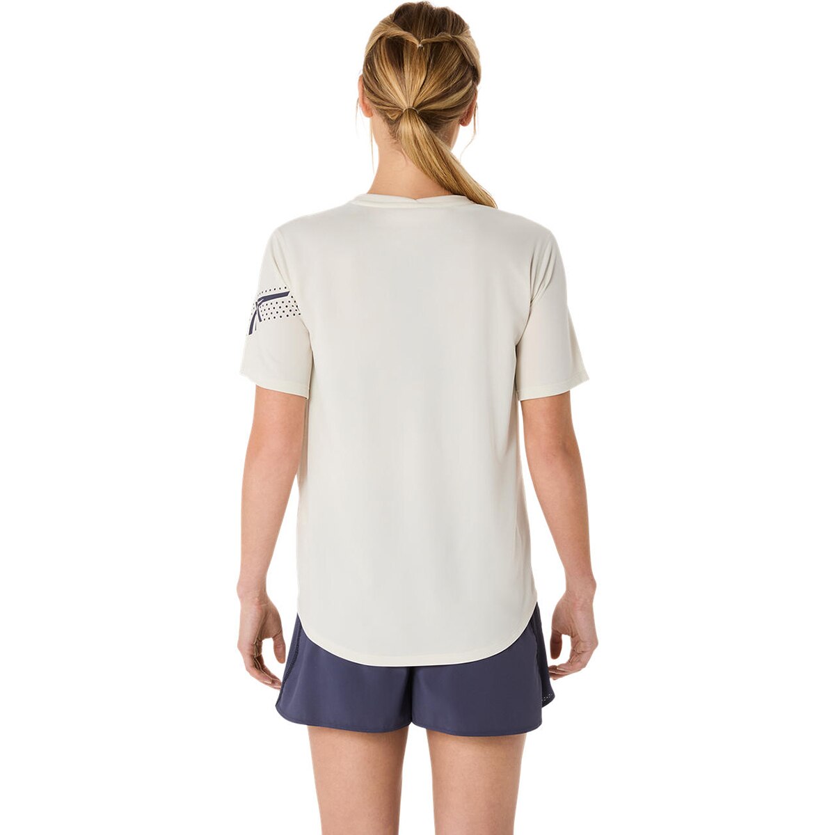 T-shirt de Running de Mulher Icon SS Top Bege-2