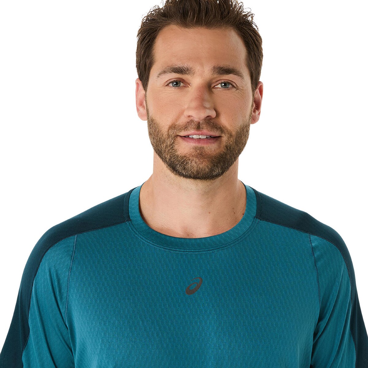 T-shirt de Running de Homem Fujitrail Elite SS Top Azul-4