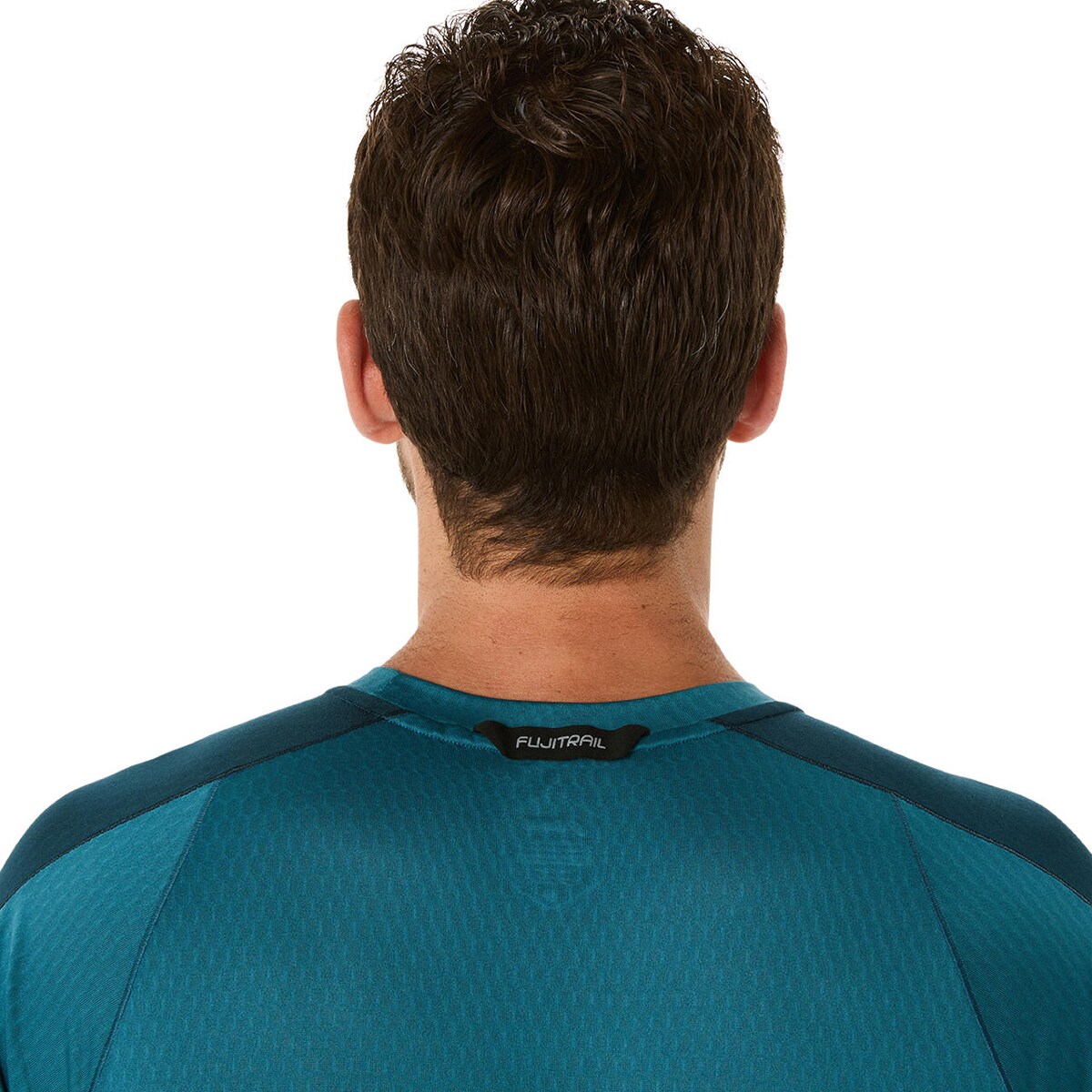 T-shirt de Running de Homem Fujitrail Elite SS Top Azul-7