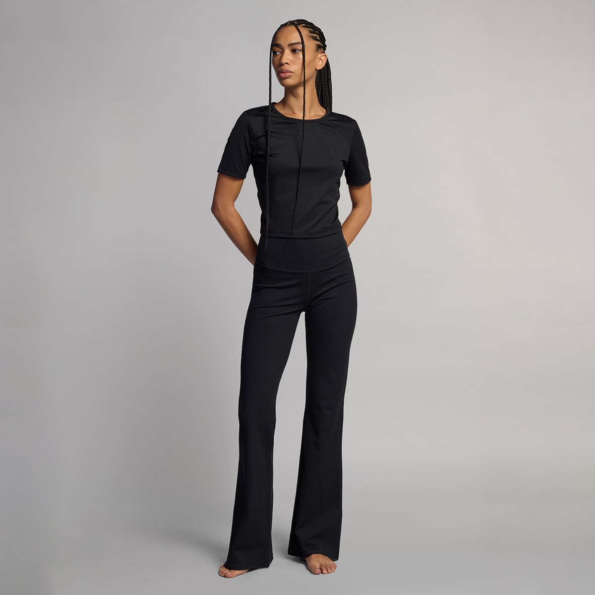 T-shirt de Mulher Preto-3