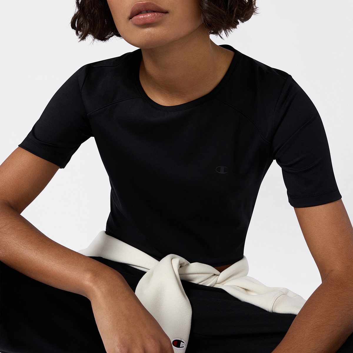 T-shirt de Mulher Preto-10