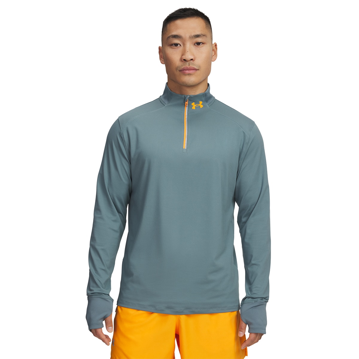 T-shirt de Homem UA Launch Pro 1/4 ZIP Azul-1
