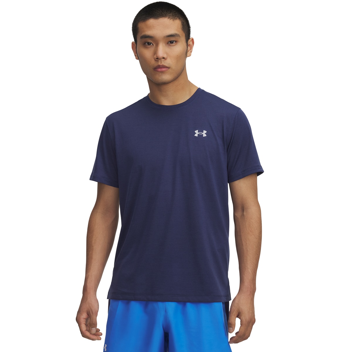 T-shirt de Homem UA Launch Azul-1