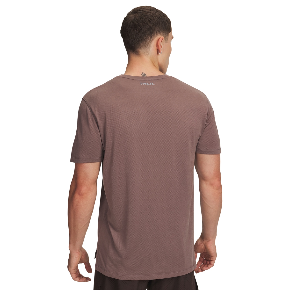 T-shirt de Homem UA Trail Run SS Castanho-2