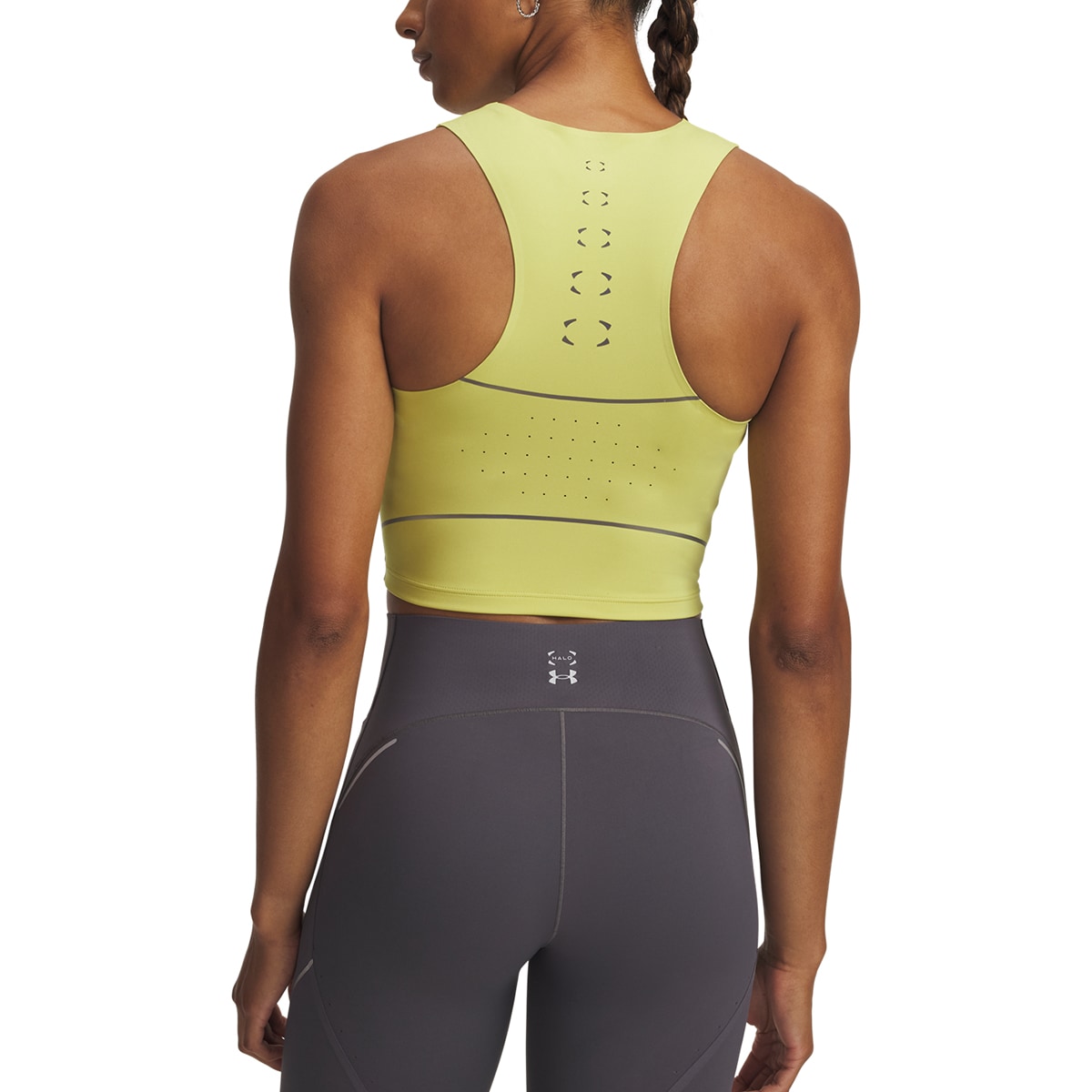 T-shirt de Mulher UA Halo Run Tank Amarelo-2