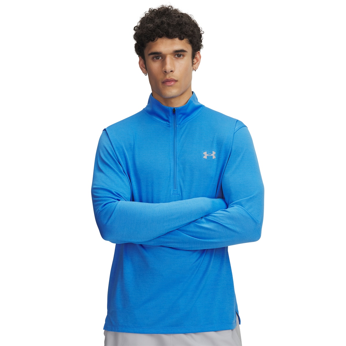 Imagem 0 de T-shirt de Homem UA Launch 1/4 ZIP