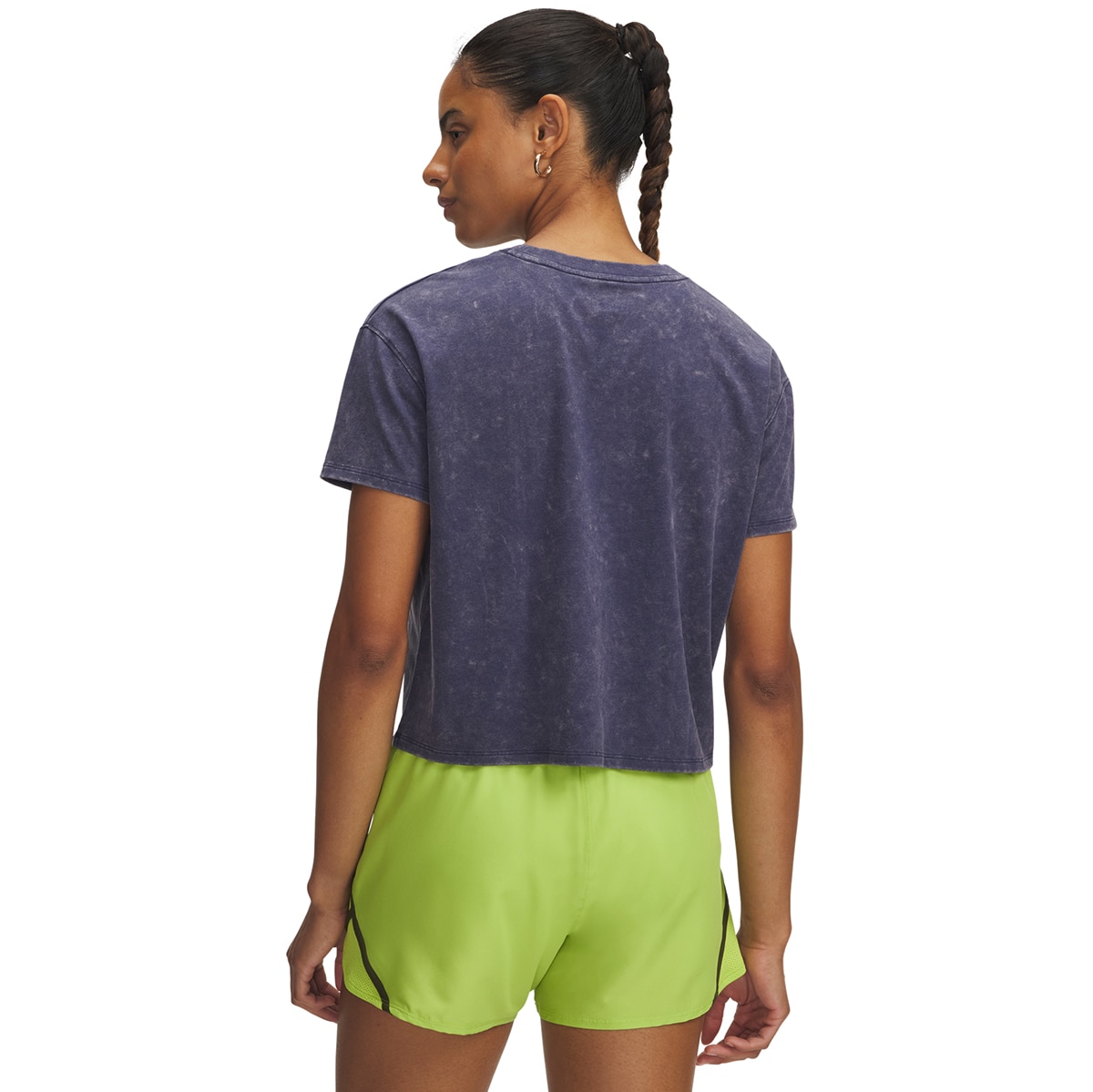 T-shirt de Mulher Run Graphic SS 2 Azul-2