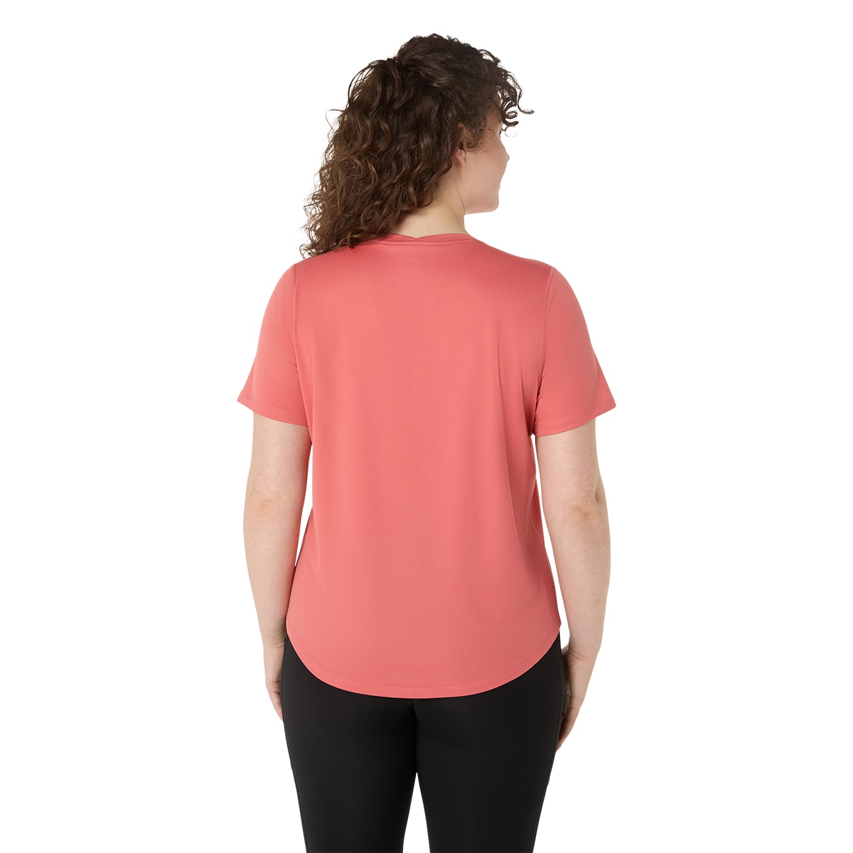 T-shirt de Running de mulher CORE SS TOP Rosa-2