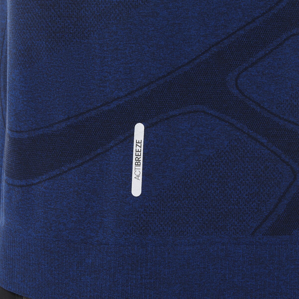T-shirt de Running de Homem Road Seamless SS Top Azul-9