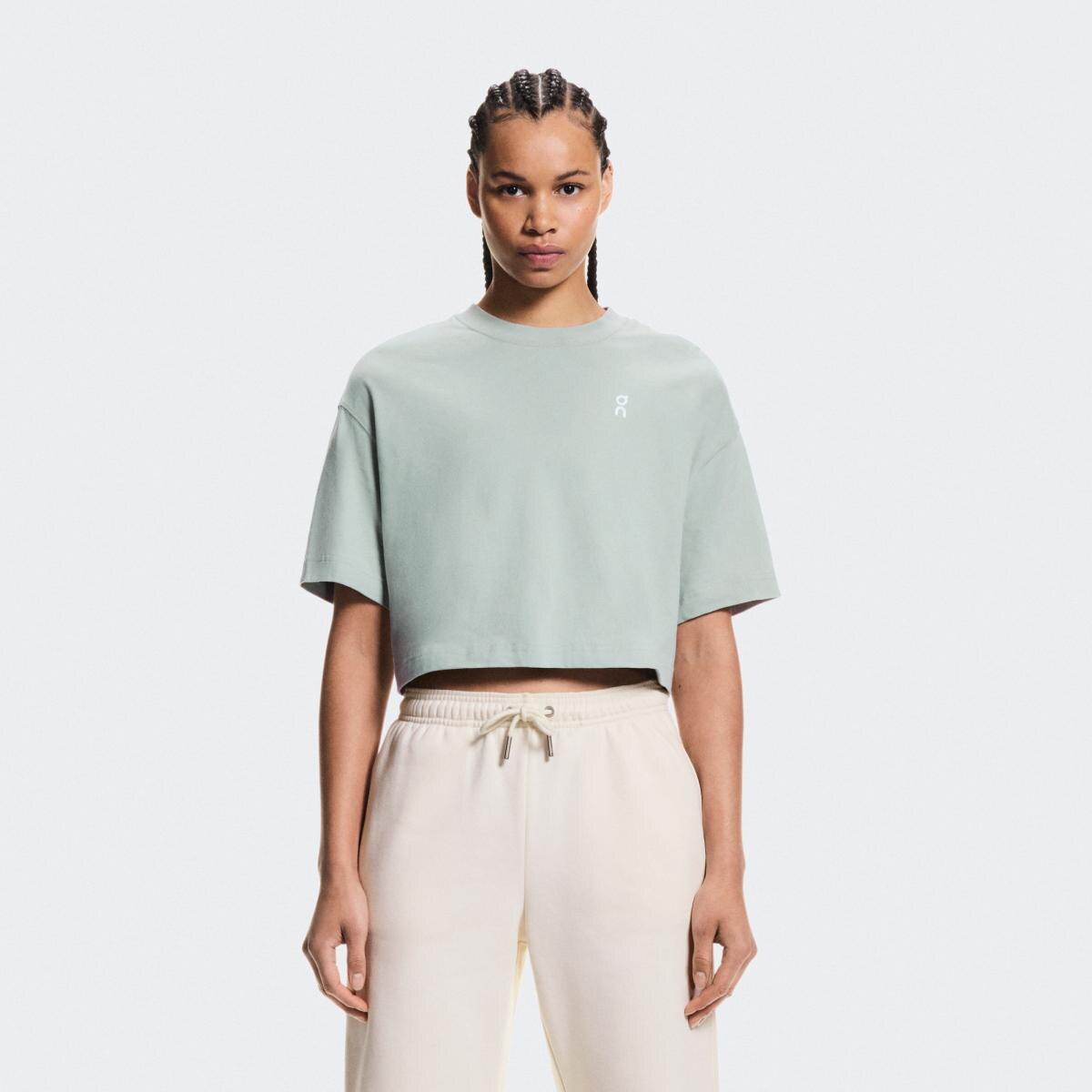Imagen 0 de Camiseta de mujer Club Boxy-T On Verde