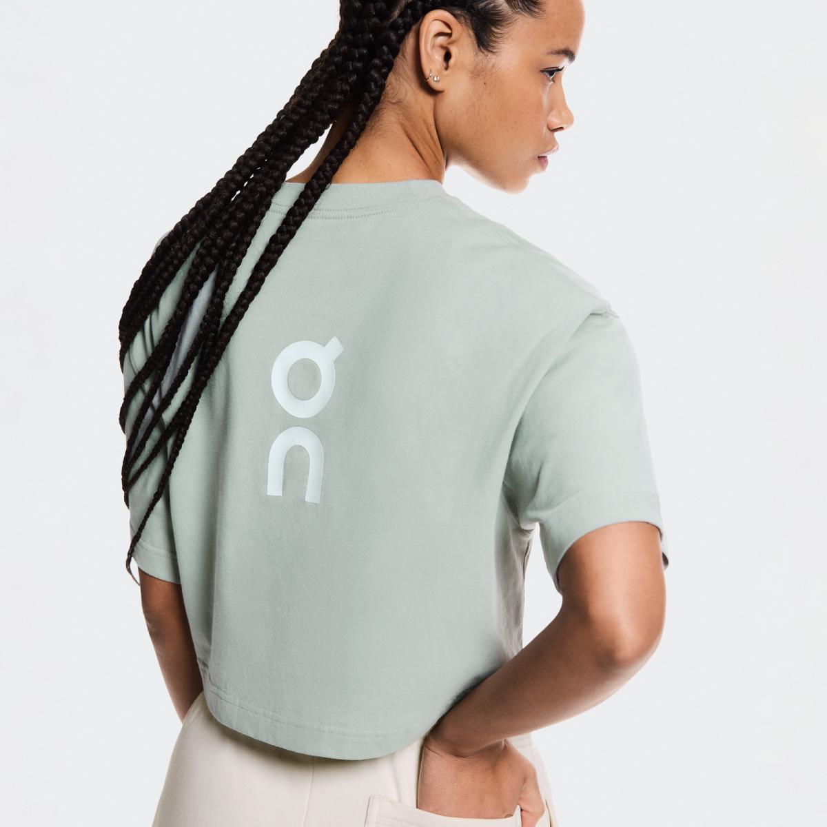 Camiseta de mujer Club Boxy-T On - Verde Verde-2