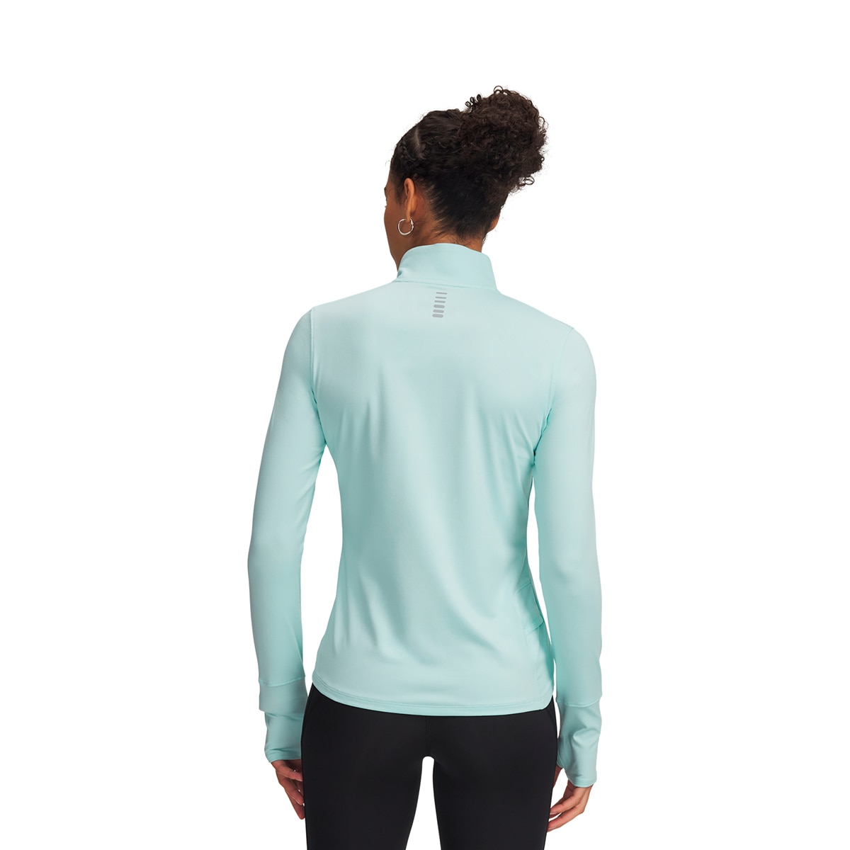 Sweatshirt de Running de Mulher UA Launch Pro Half Zip Verde-menta-2