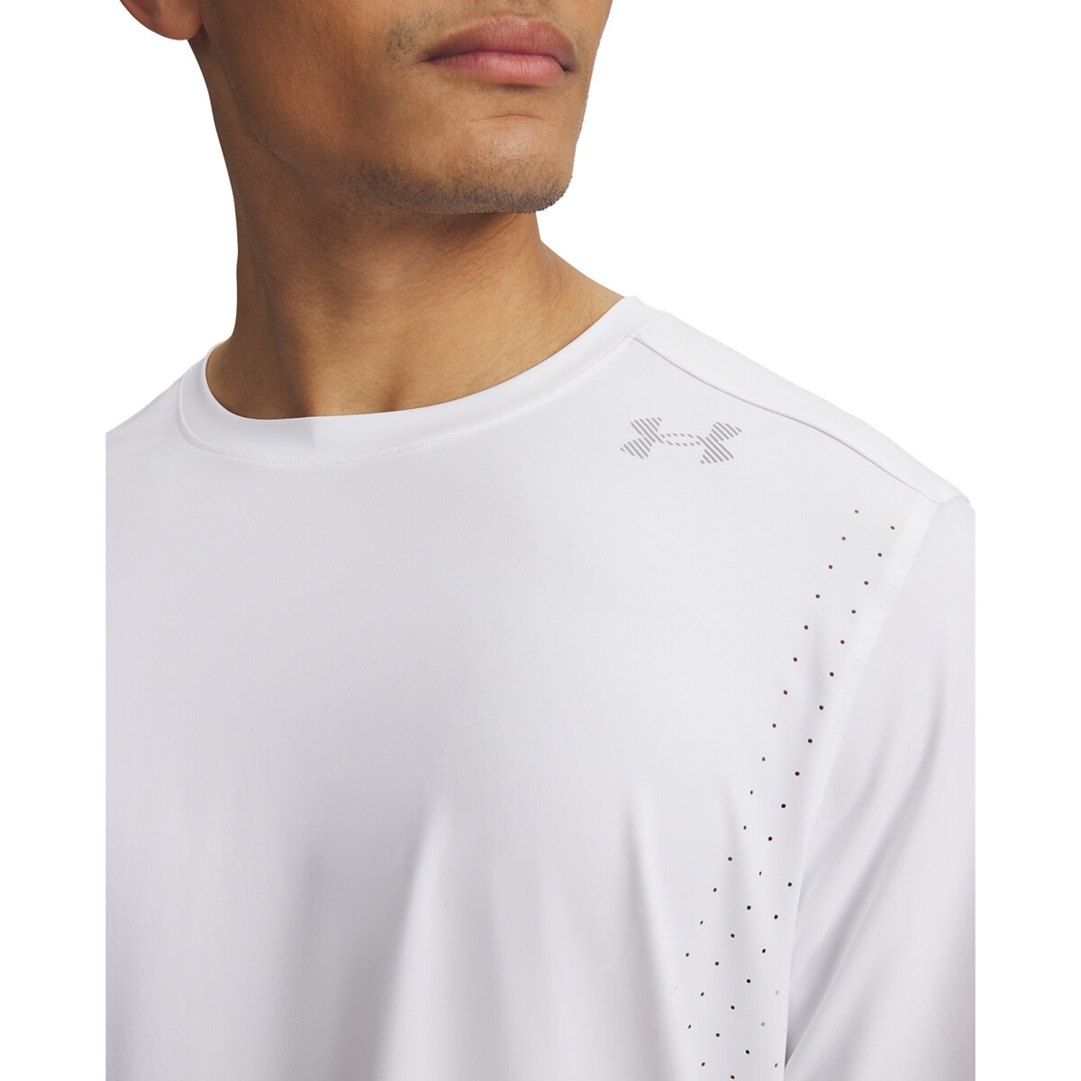 T-shirt de Homem UA Velociti Pro Shortsleeve Branco-3