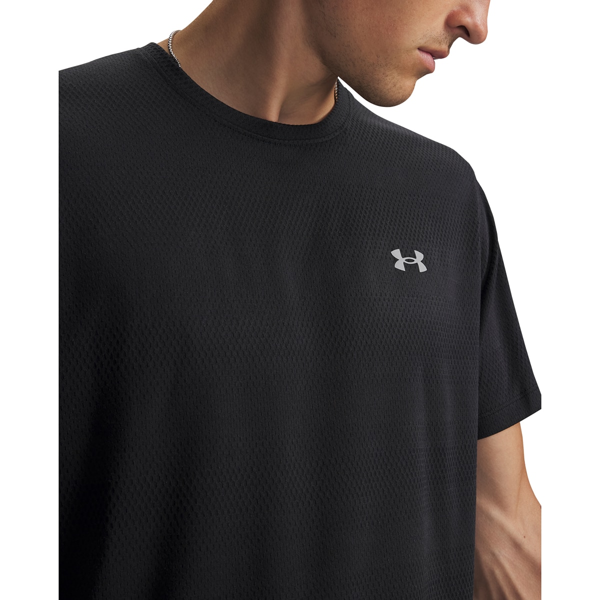 T-shirts de Homem Running UA Velociti SS Preto-3