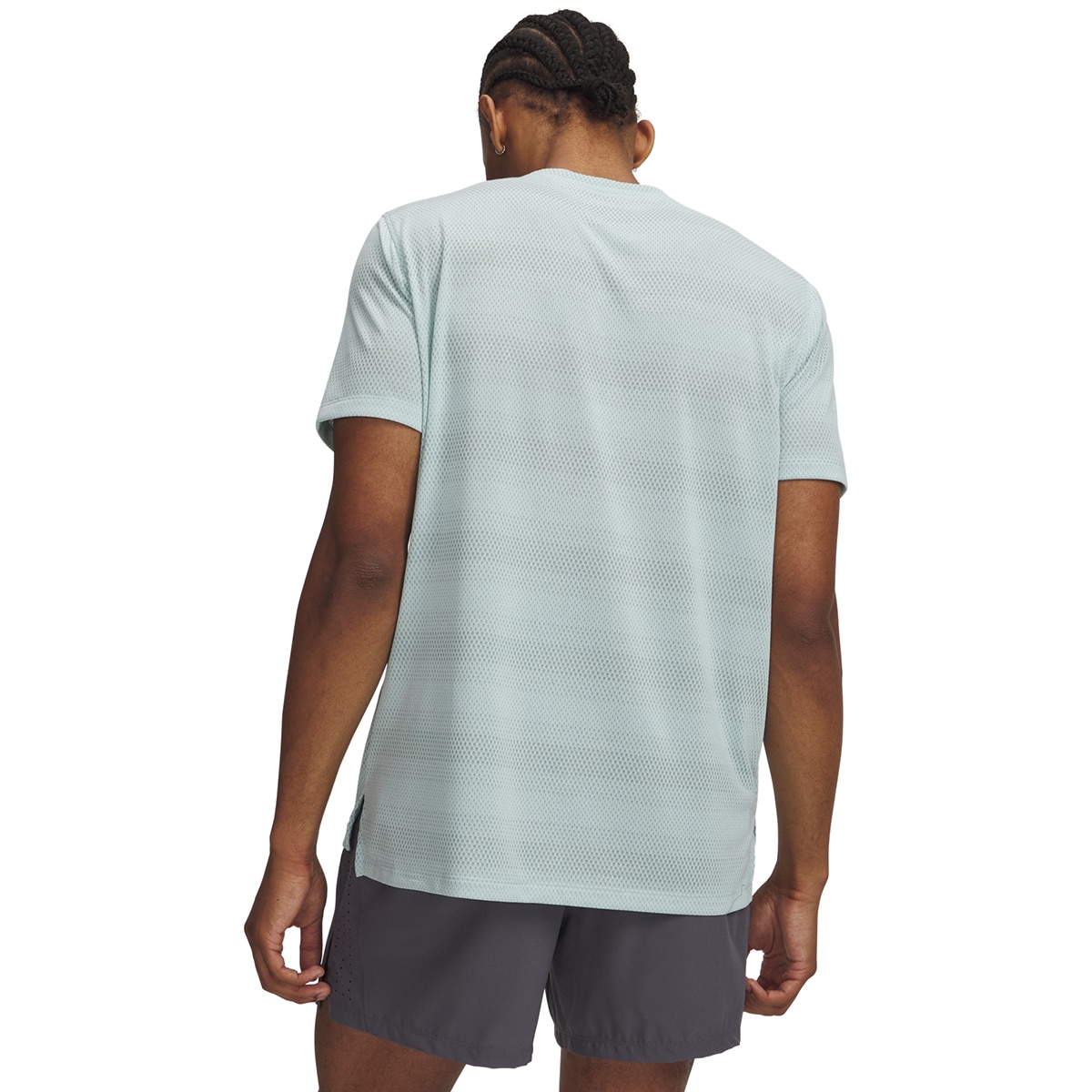 T-shirts de Homem Running UA Velociti SS Verde-menta-2