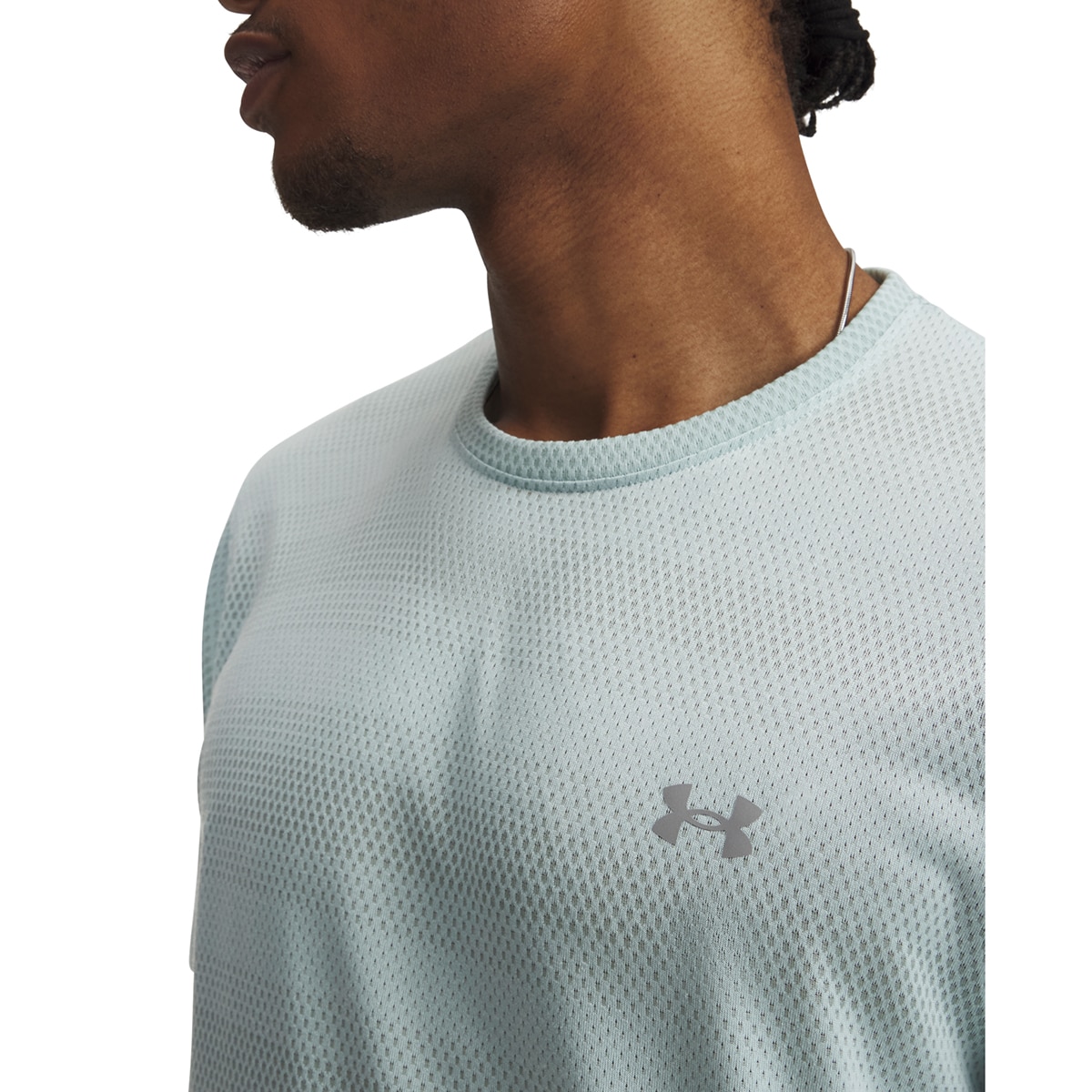 T-shirts de Homem Running UA Velociti SS Verde-menta-3