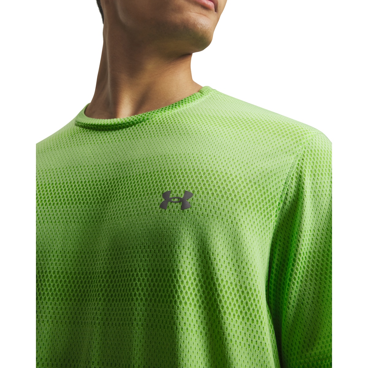 T-shirts de Homem Running UA Velociti SS Verde Lima-3