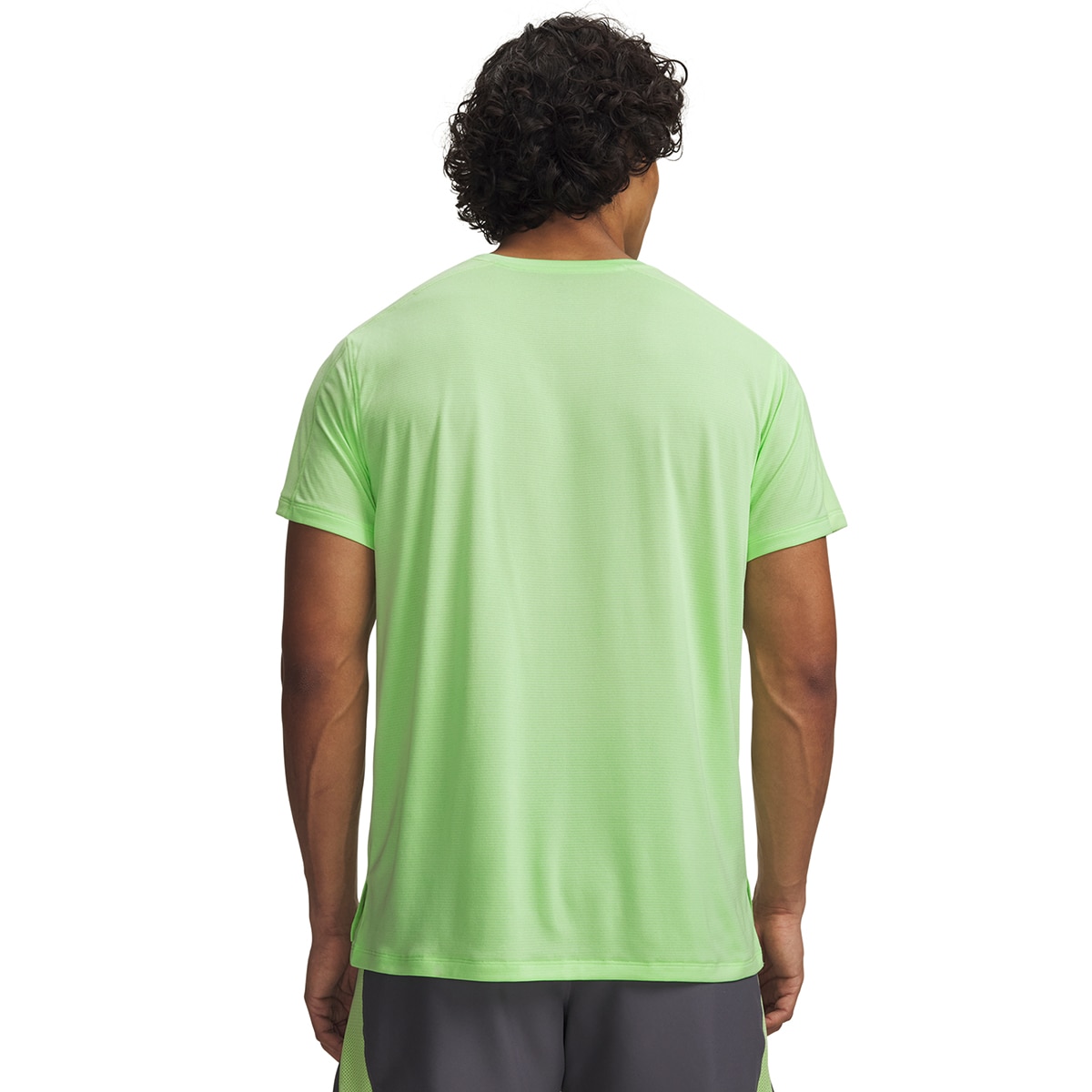 T-shirts Running UA Velociti REFLCT SS Verde Lima-3