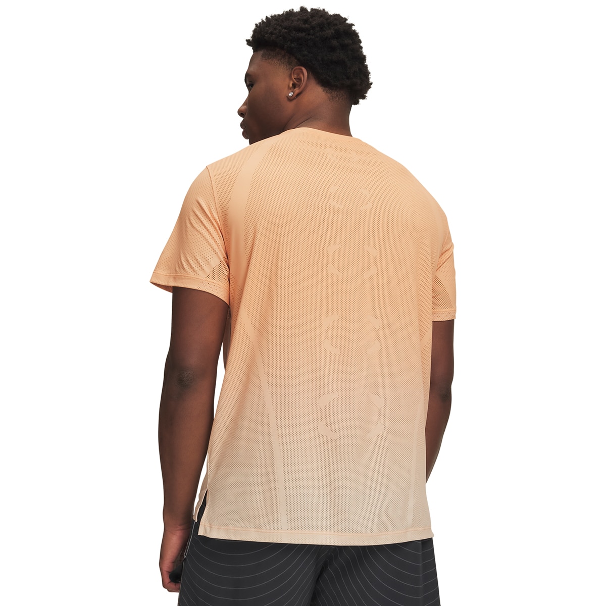 T-shirts Running UA Halo Run Shortsleeve Laranja-2