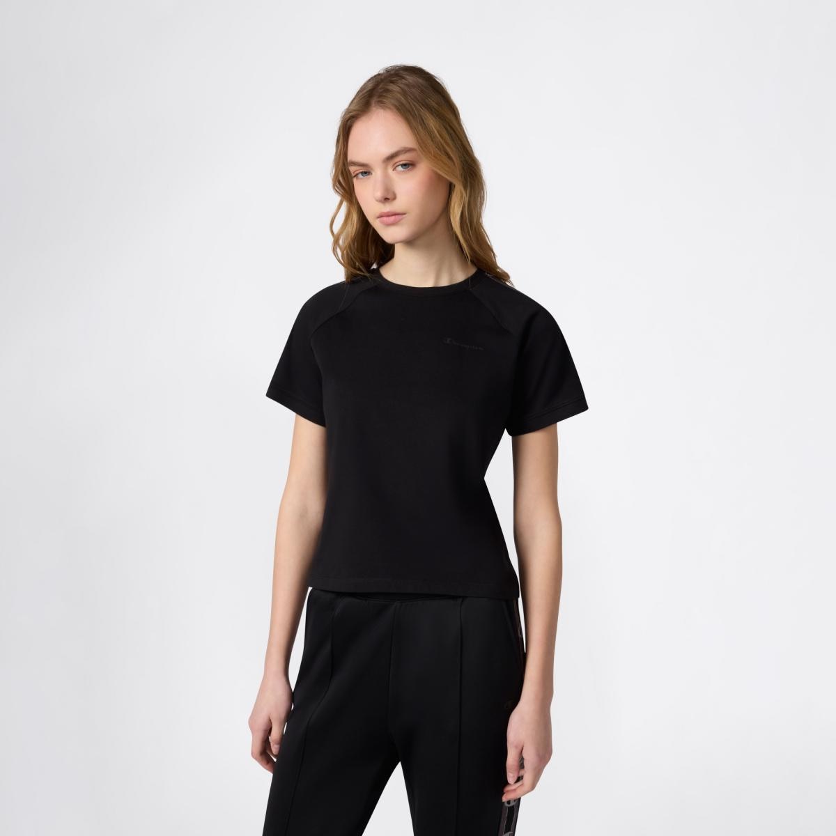 Imagem 0 de T-shirt de Manga Curta de Mulher Crewneck