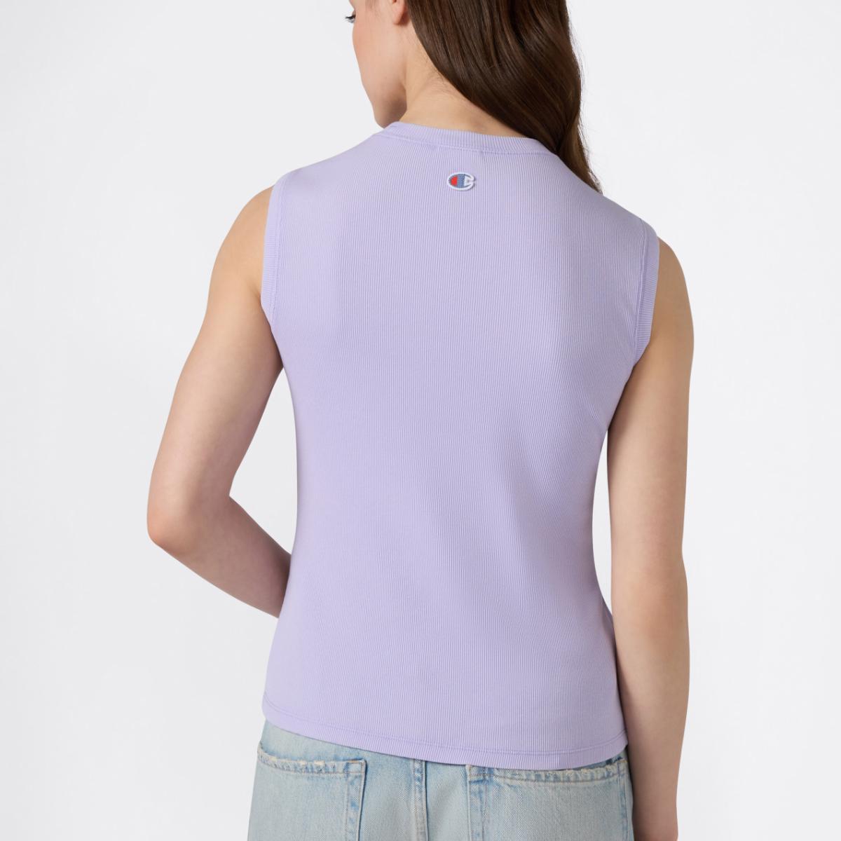 T-shirt sem Mangas de Mulher Tank Roxo-2