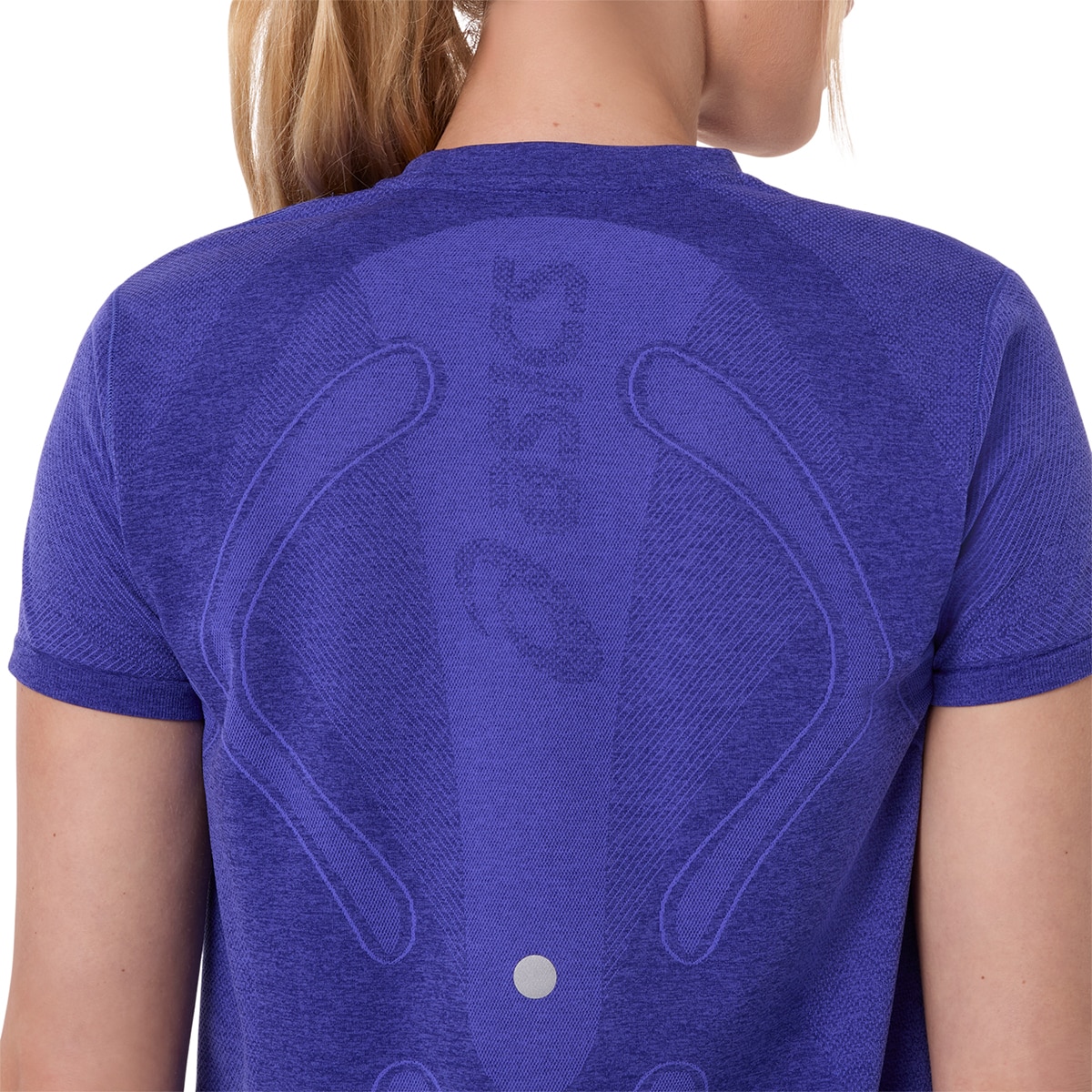 T-shirt de Mulher Road SeamleSS SS Top Azul-5